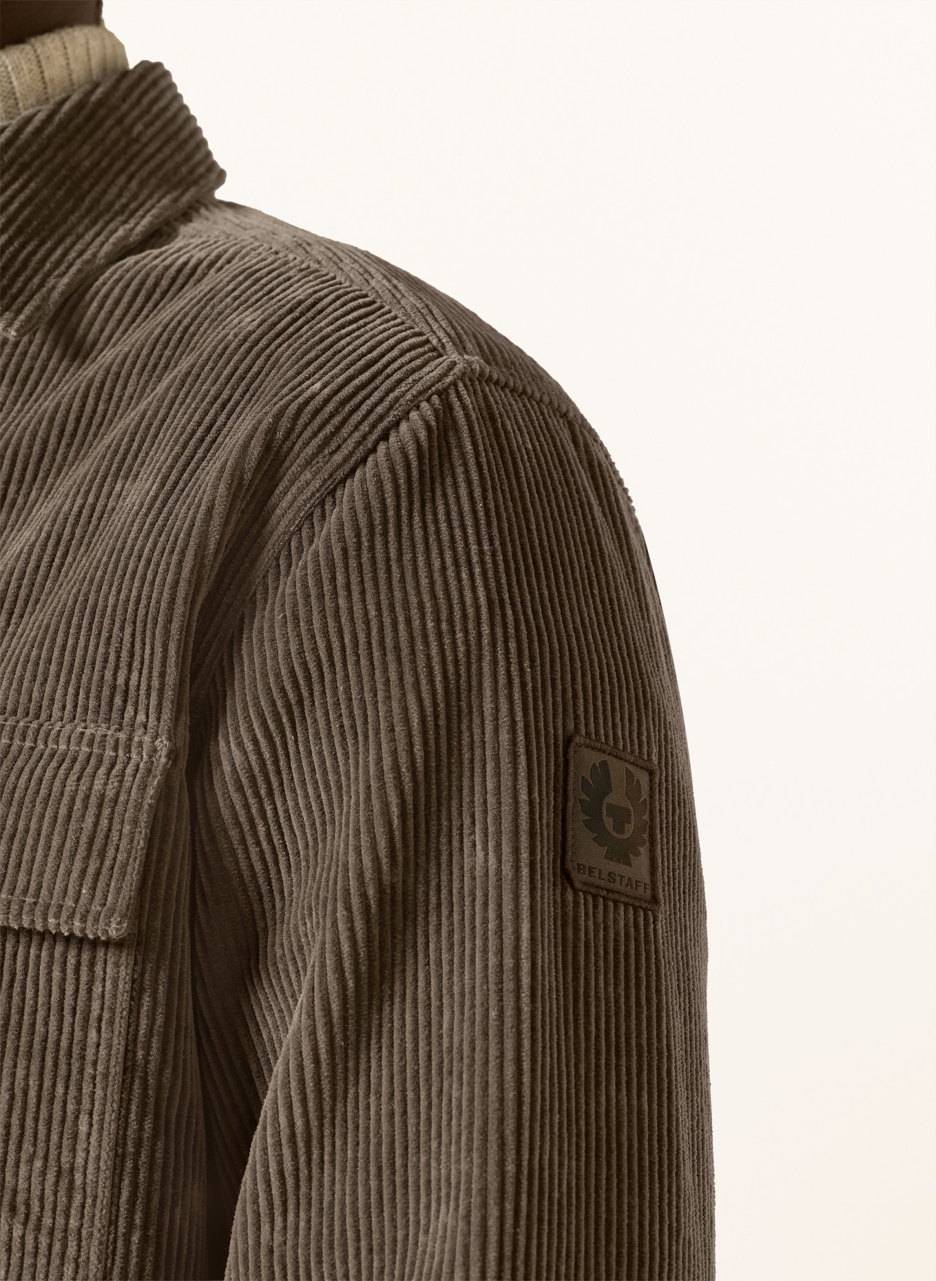 BELSTAFF Jachetă din velur RAVINE: KAKI