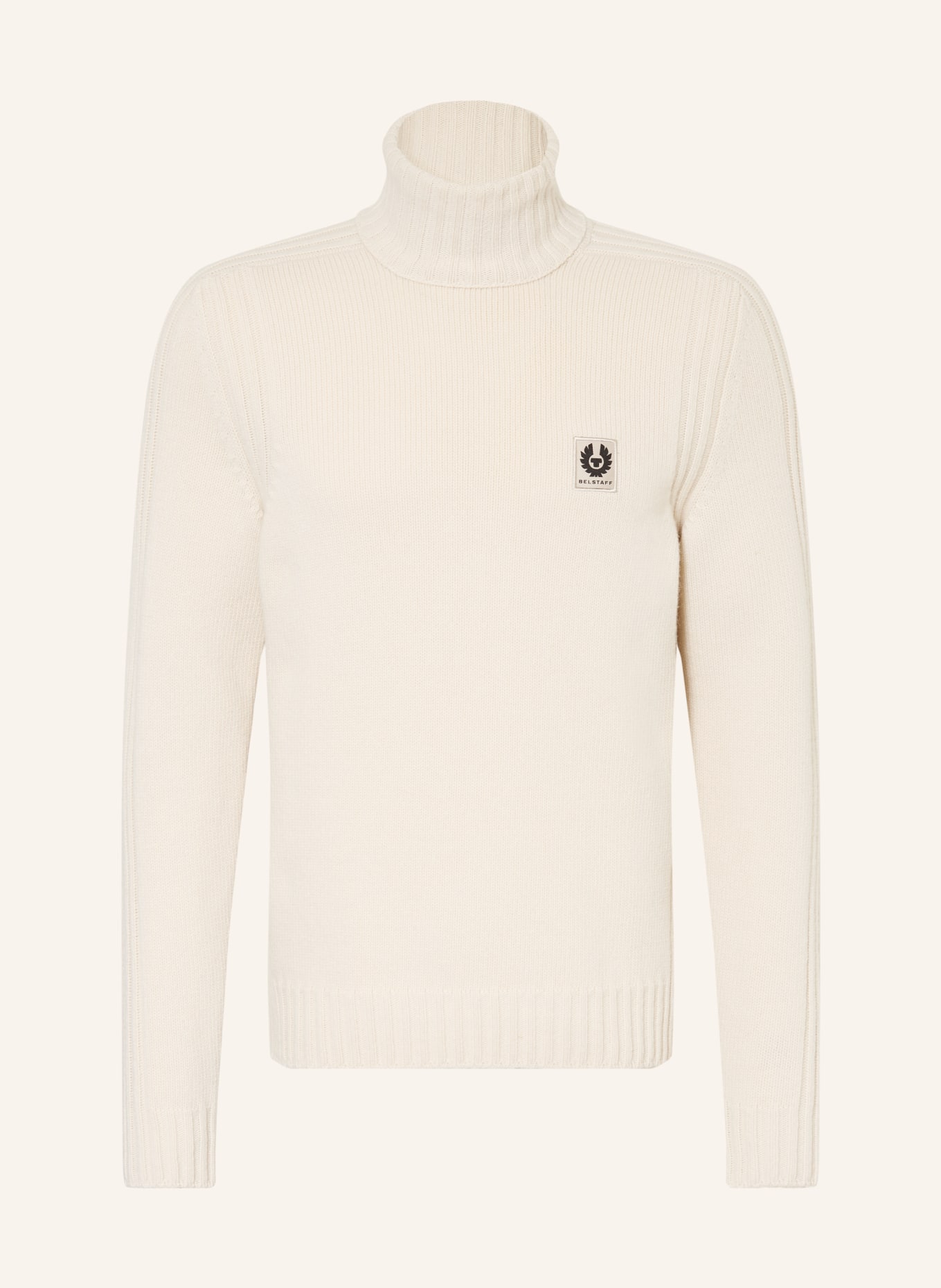 BELSTAFF Rollkragenpullover WATCH: ECRU