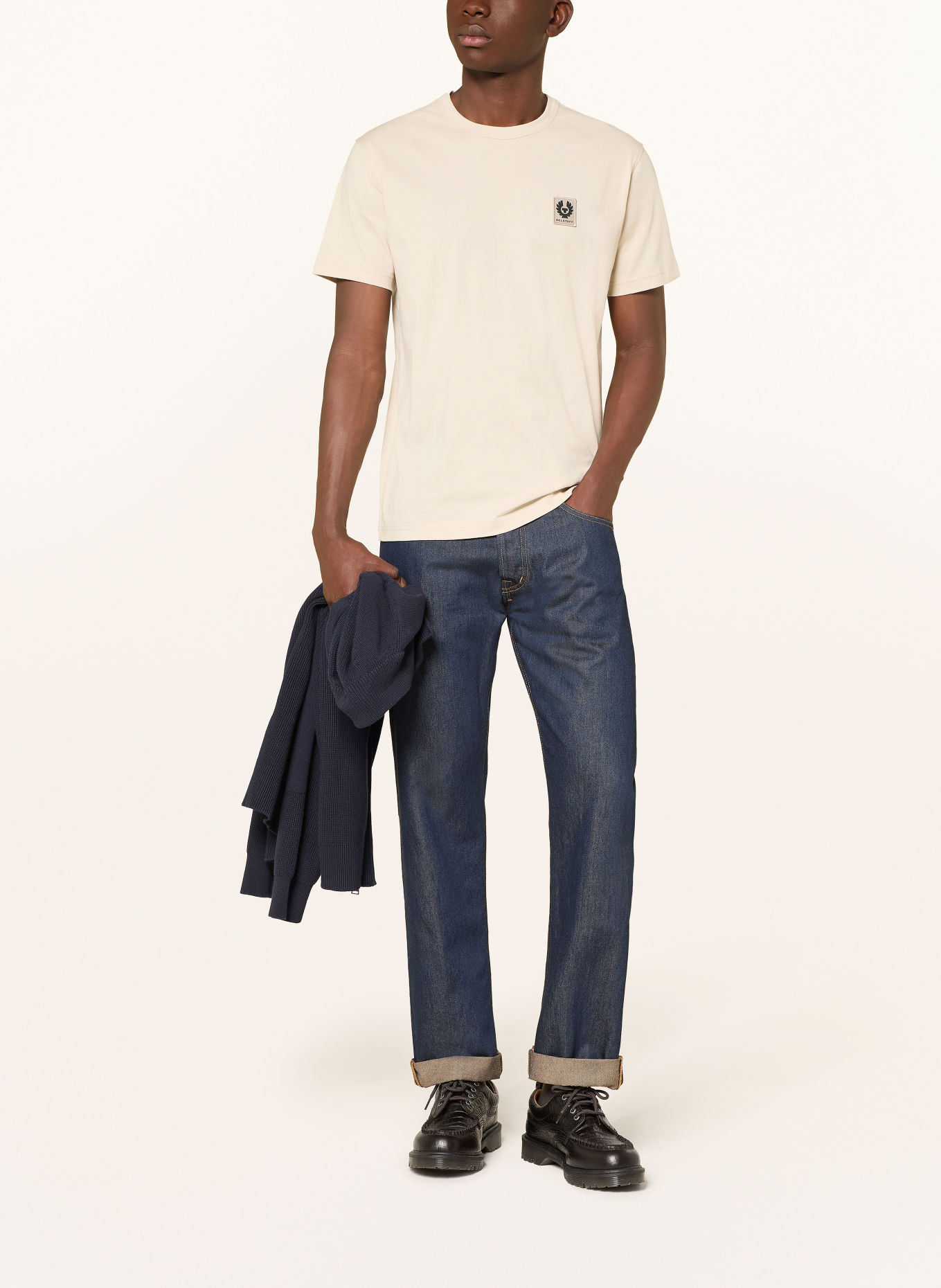 BELSTAFF T-shirt: ECRU