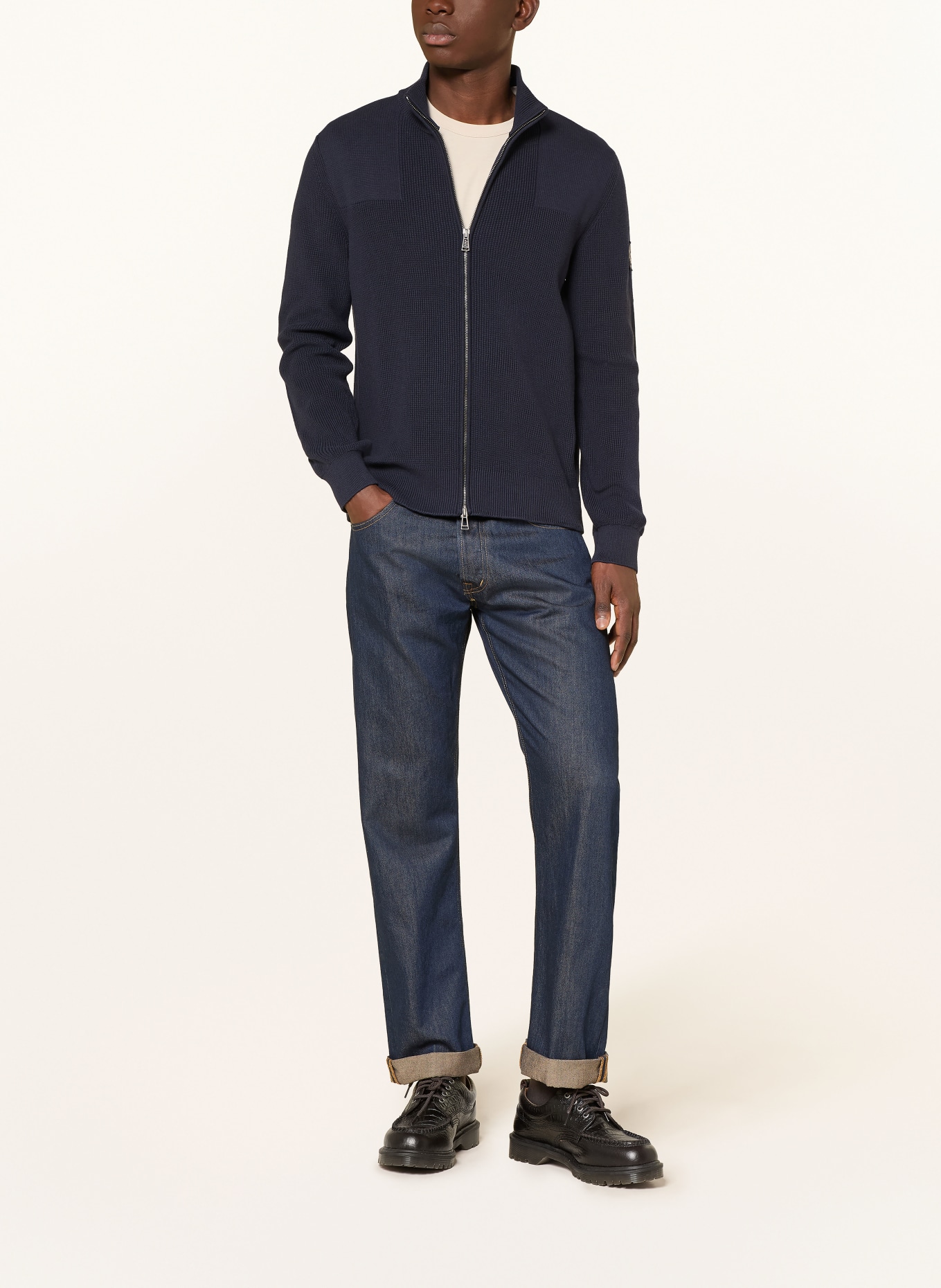 BELSTAFF COMMANDER Cardigan: DARK BLUE