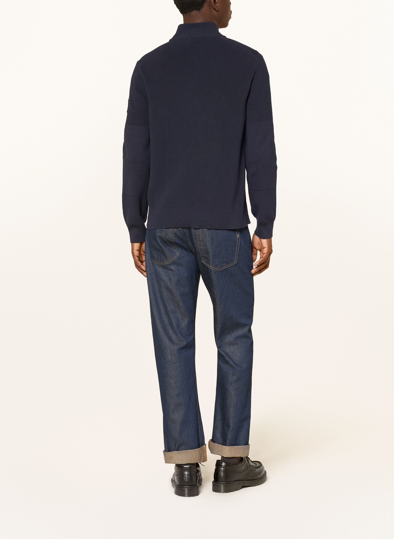 BELSTAFF COMMANDER Cardigan: DARK BLUE