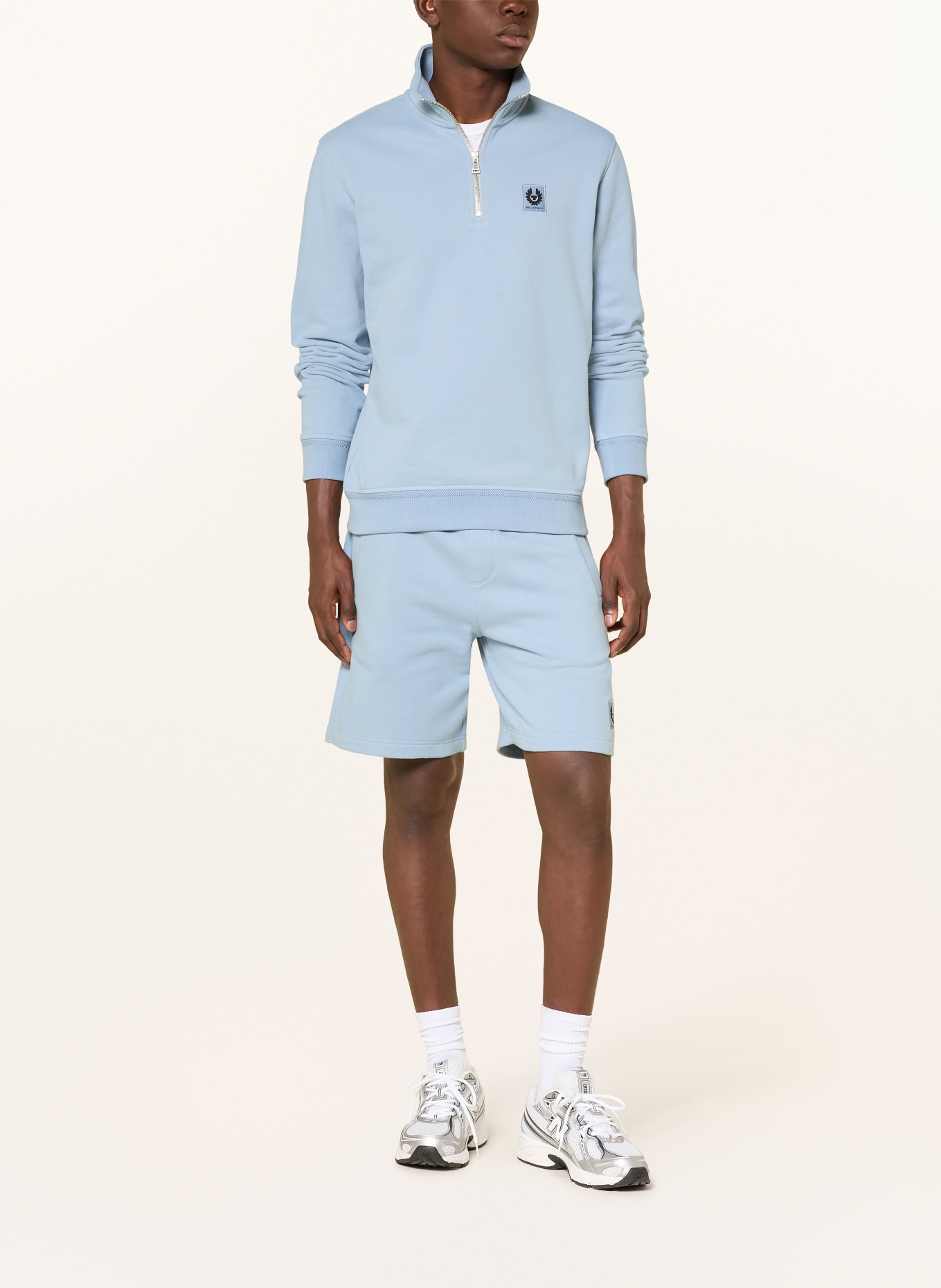 BELSTAFF Sweatshirt: LICHTBLAUW