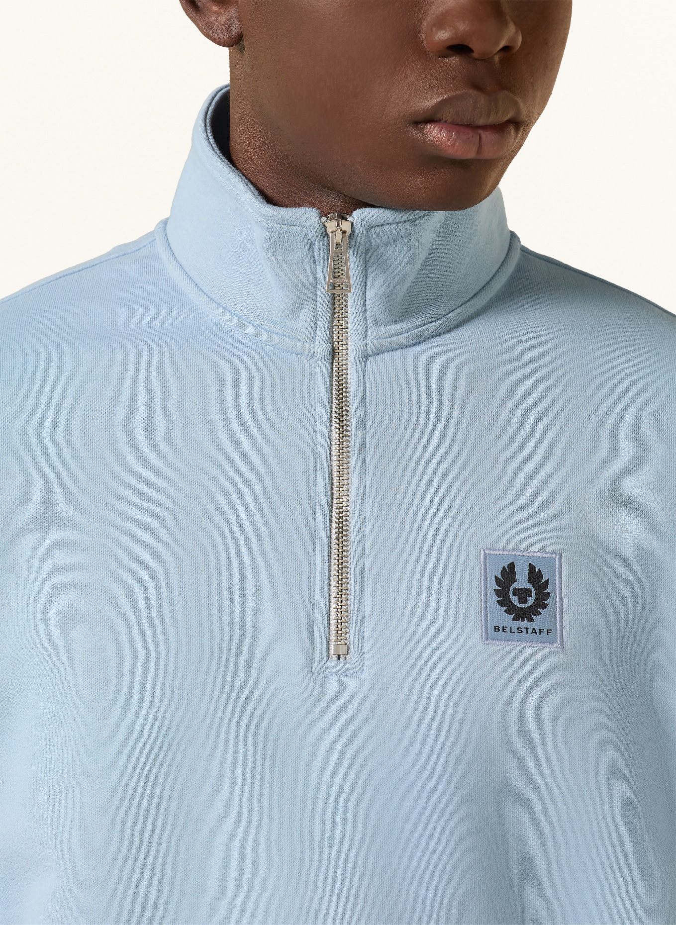 BELSTAFF Sweatshirt: LICHTBLAUW