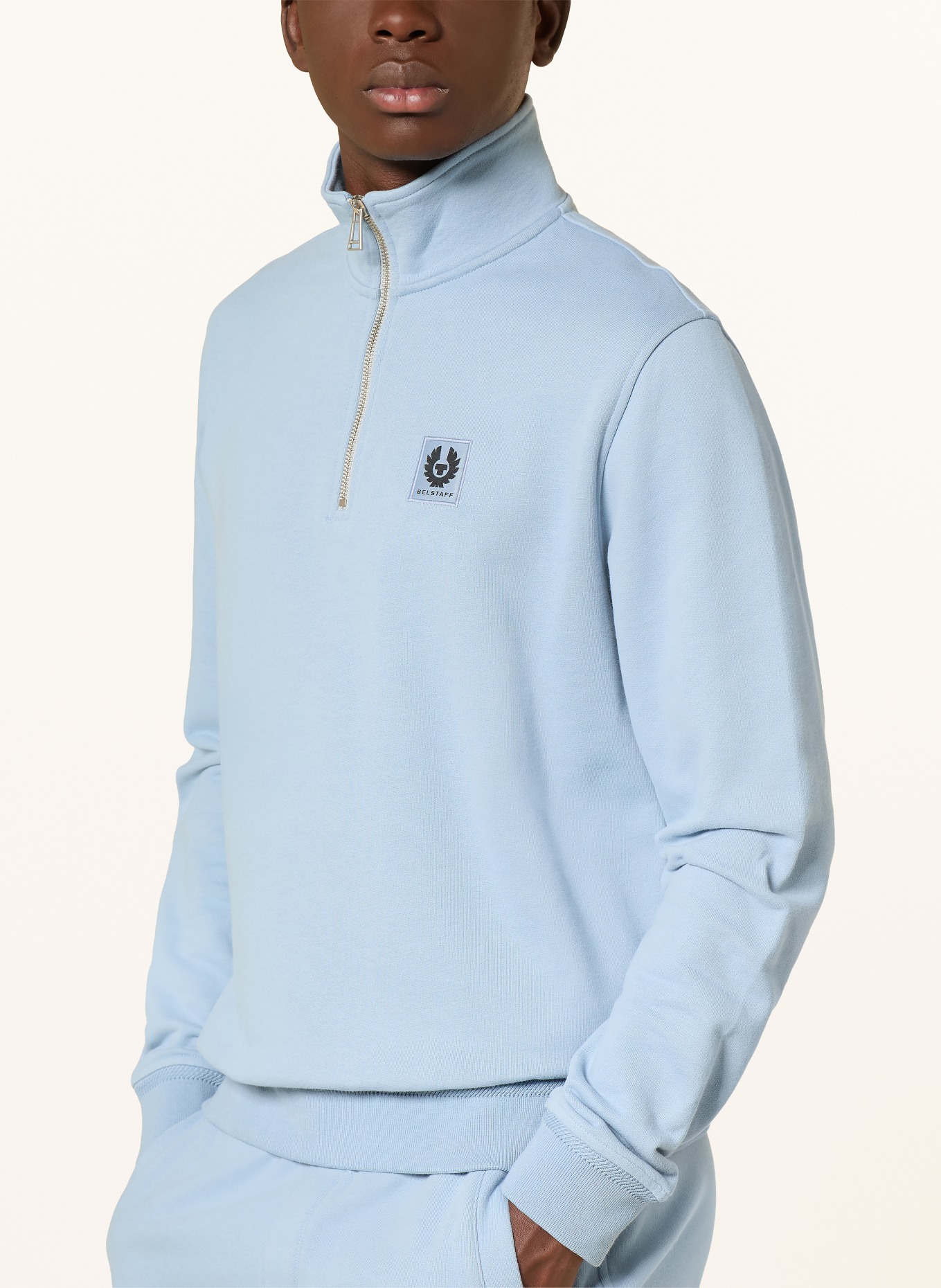 BELSTAFF Sweatshirt: LICHTBLAUW