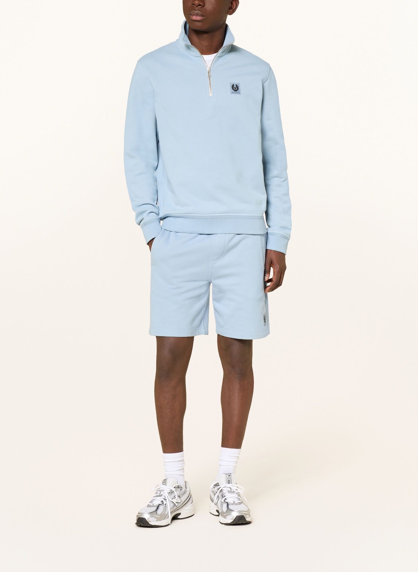 BELSTAFF Sweat shorts: LIGHT BLUE
