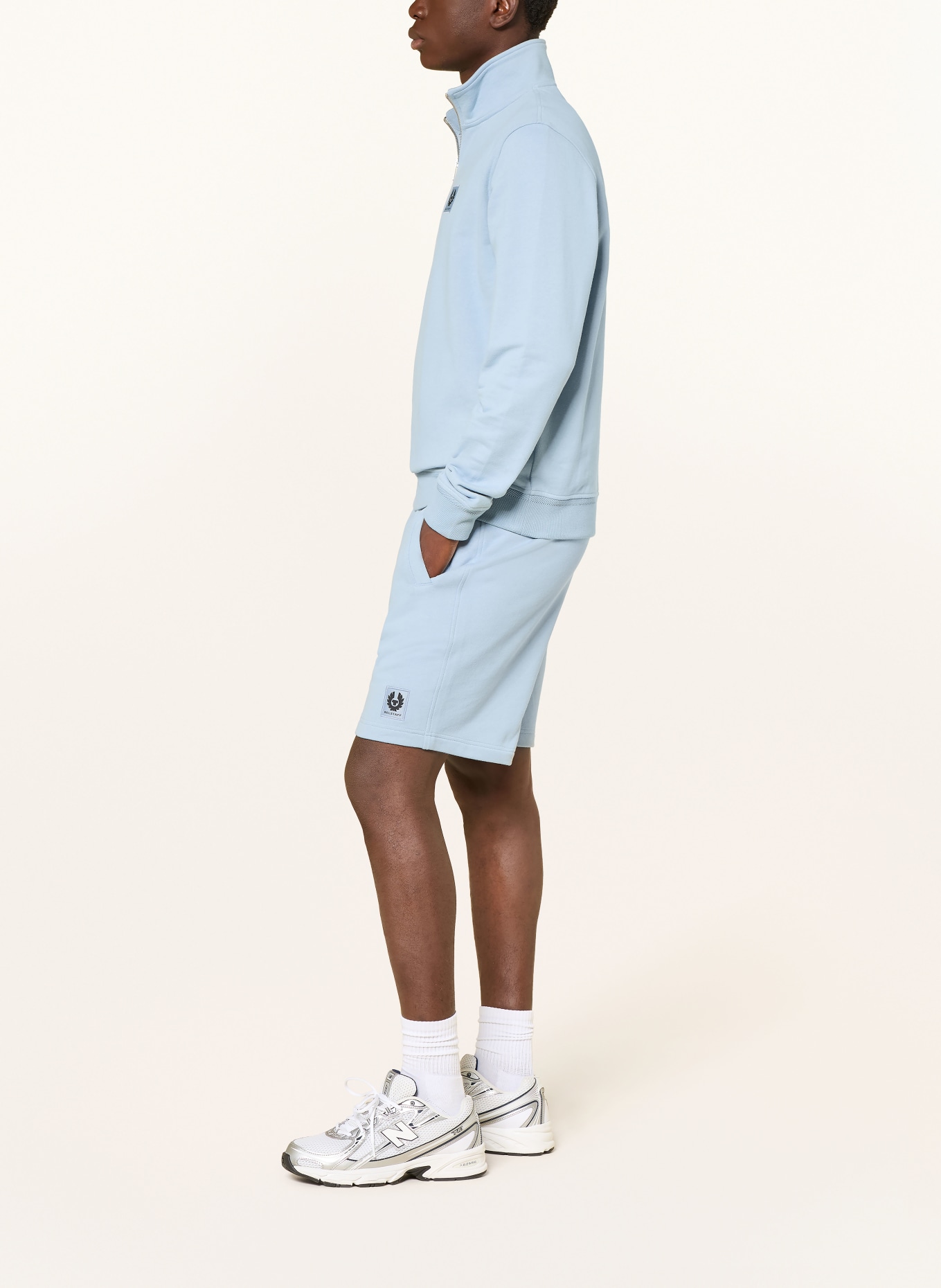 BELSTAFF Sweat shorts: LIGHT BLUE