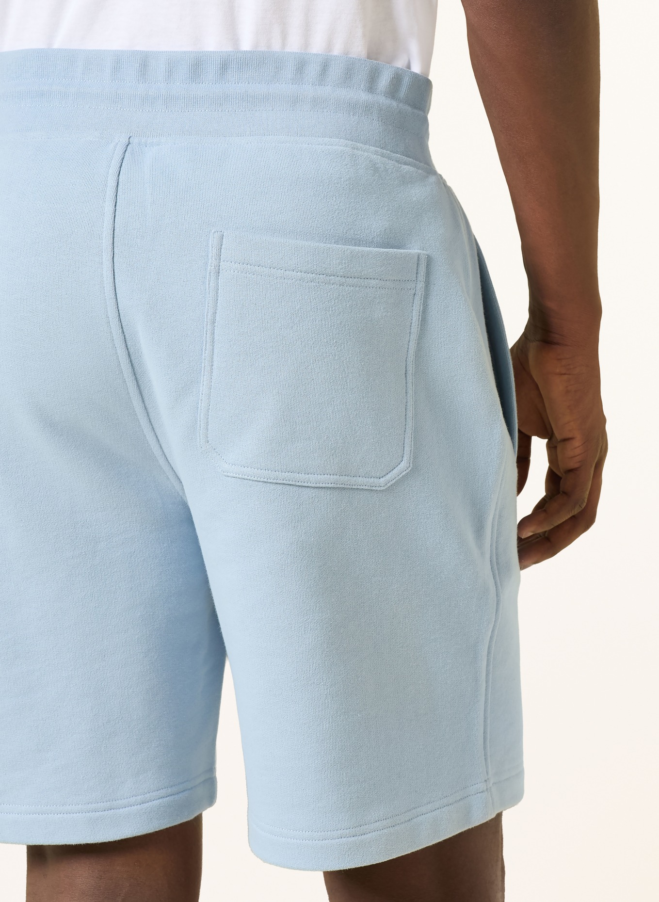 BELSTAFF Sweat shorts: LIGHT BLUE