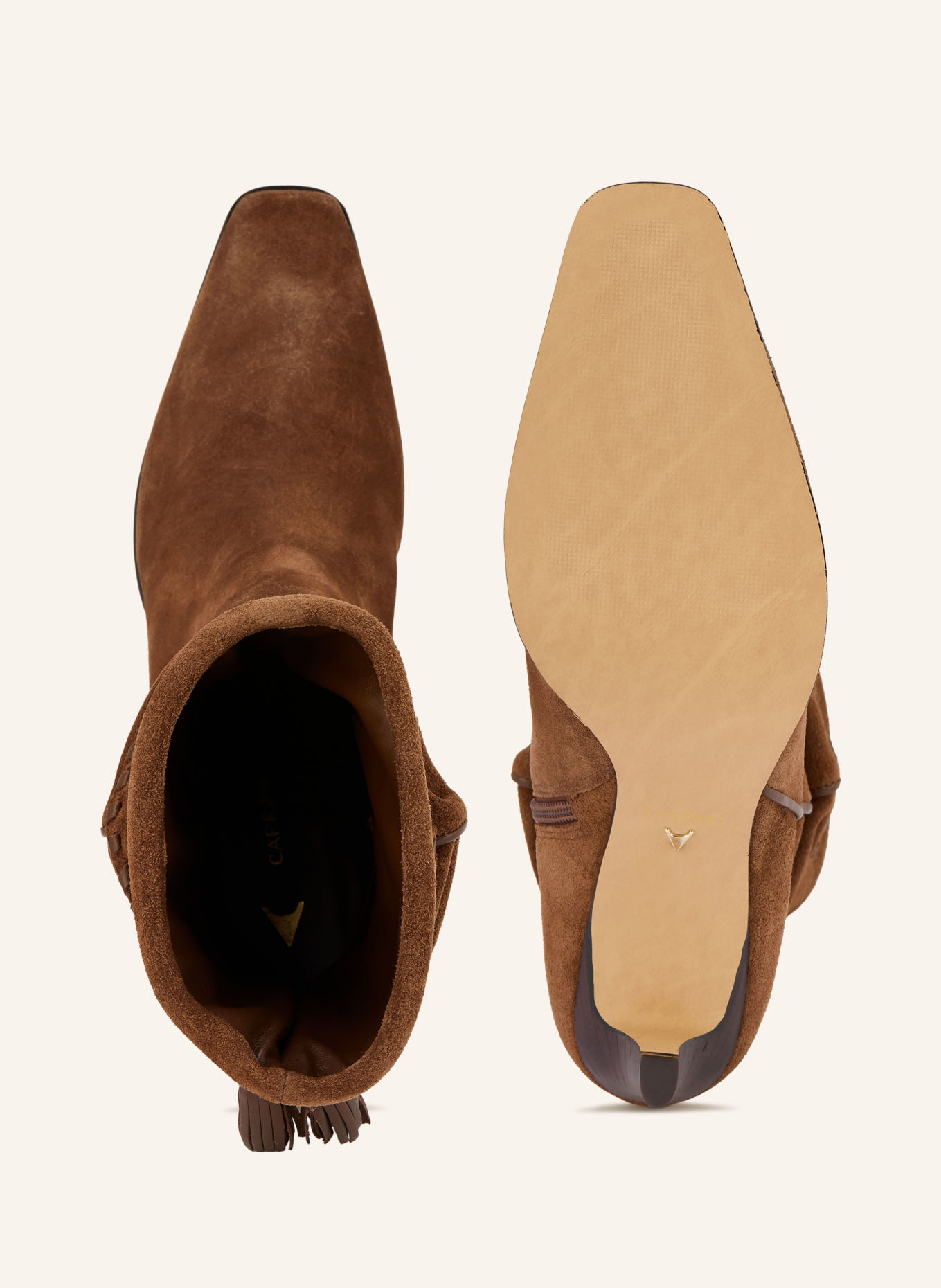 CARRANO Enkellaarzen: BRUIN