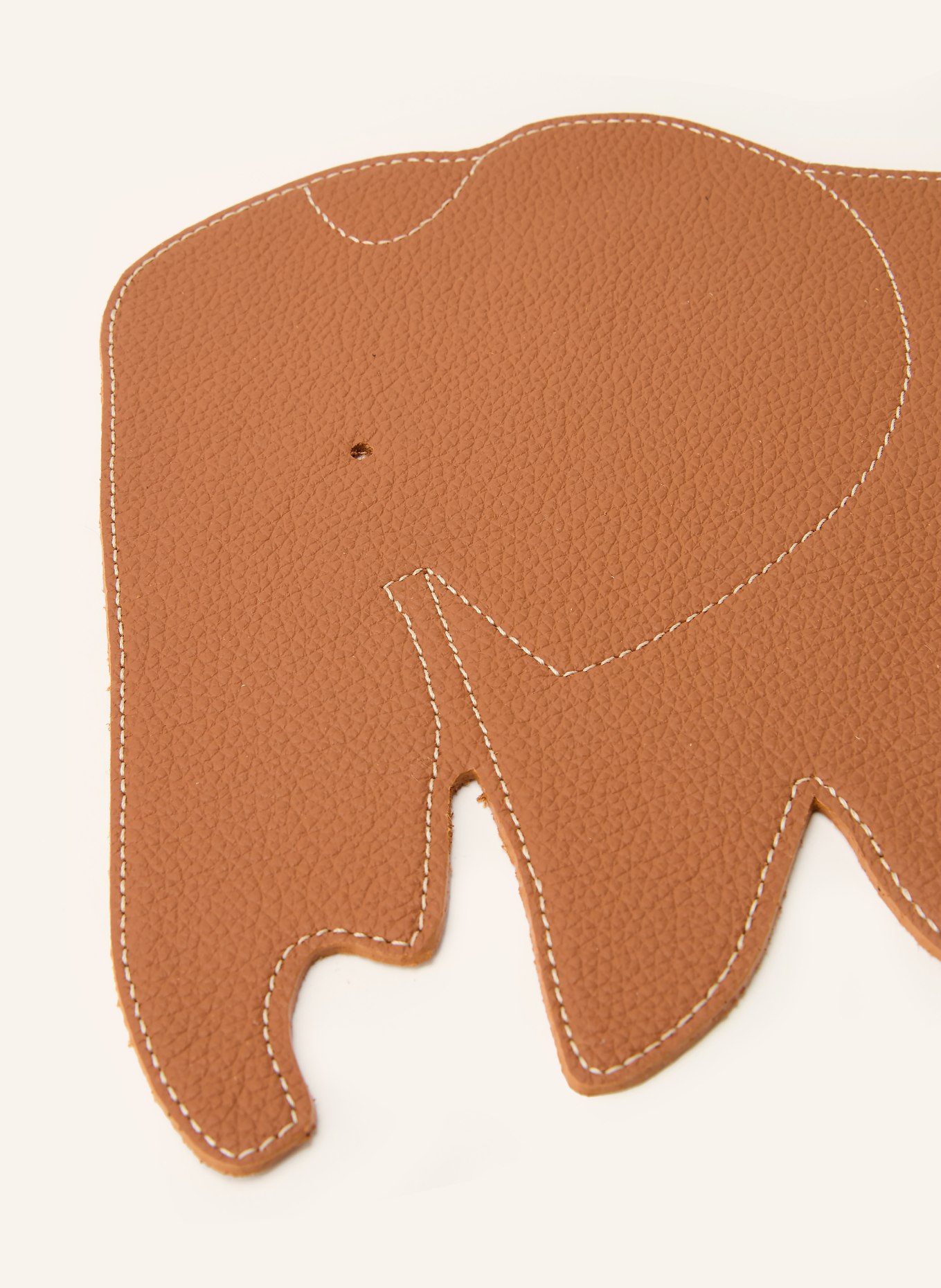 vitra ELEPHANT Leather Mouse Pad: COGNAC