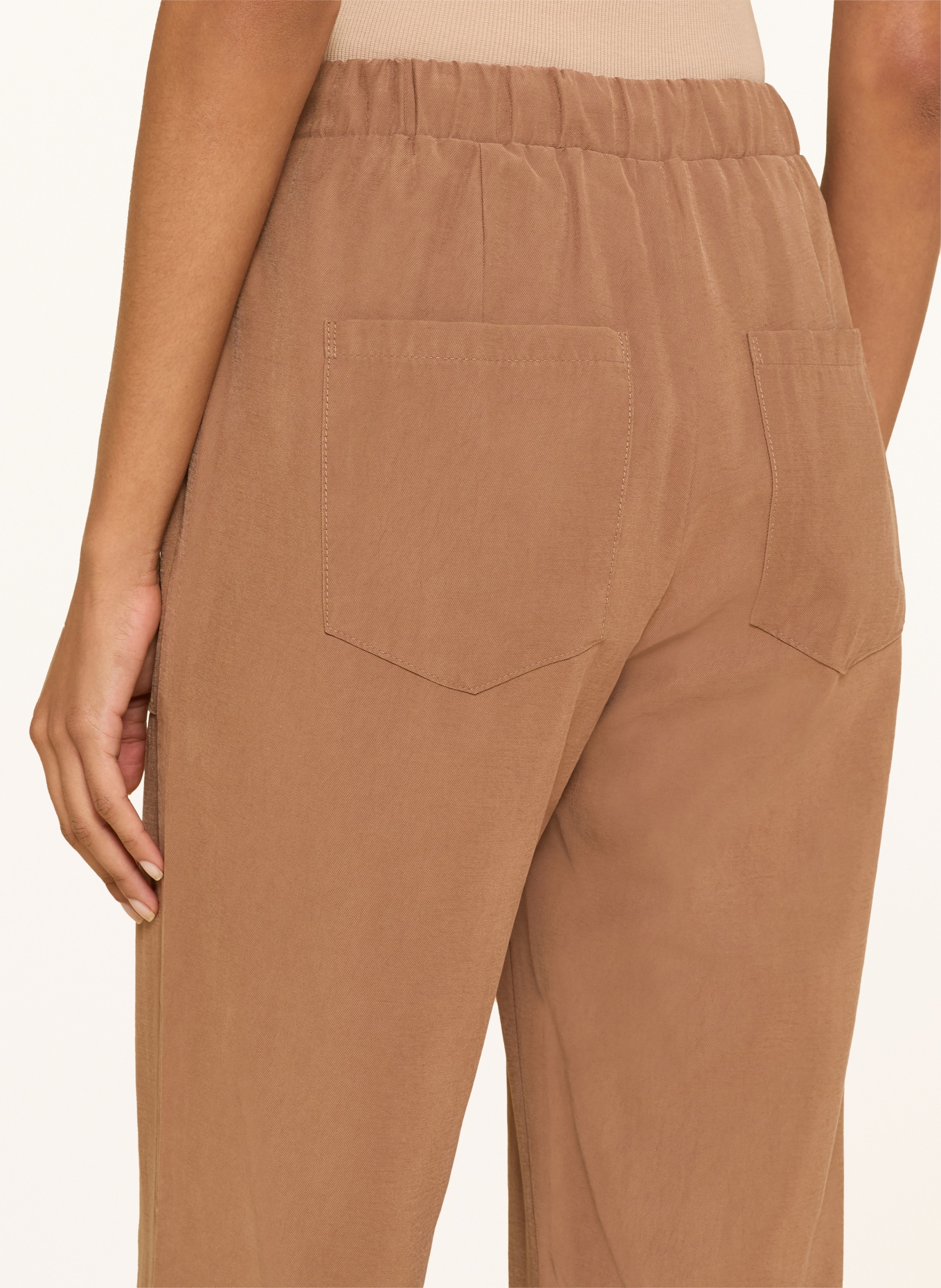 monari Pantalon Marlene: COGNAC
