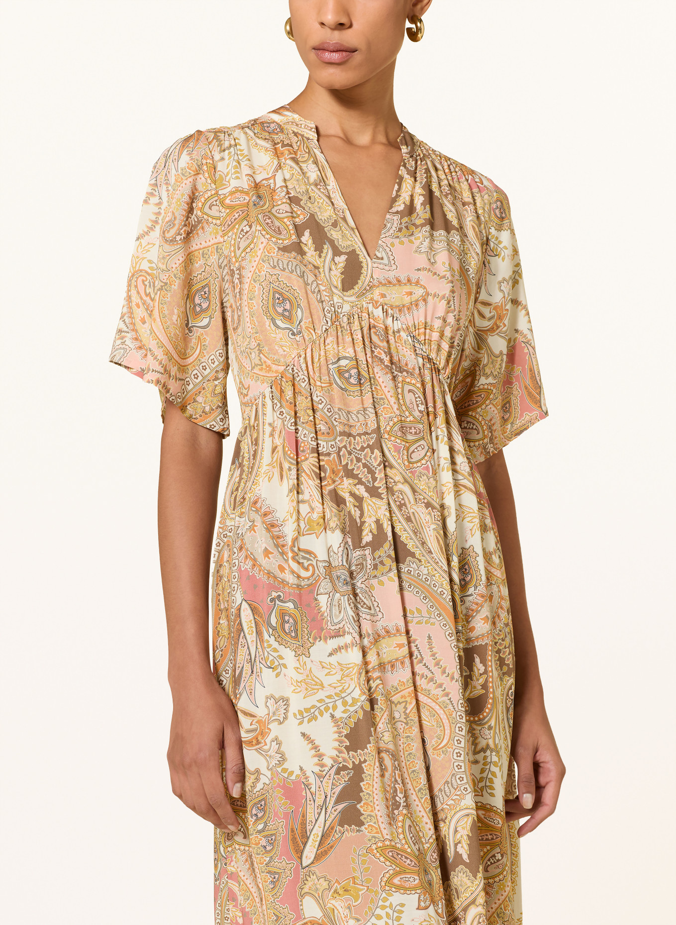 monari Šaty: KRÉMOVÁ / HNĚDÁ / RŮŽOVÁ