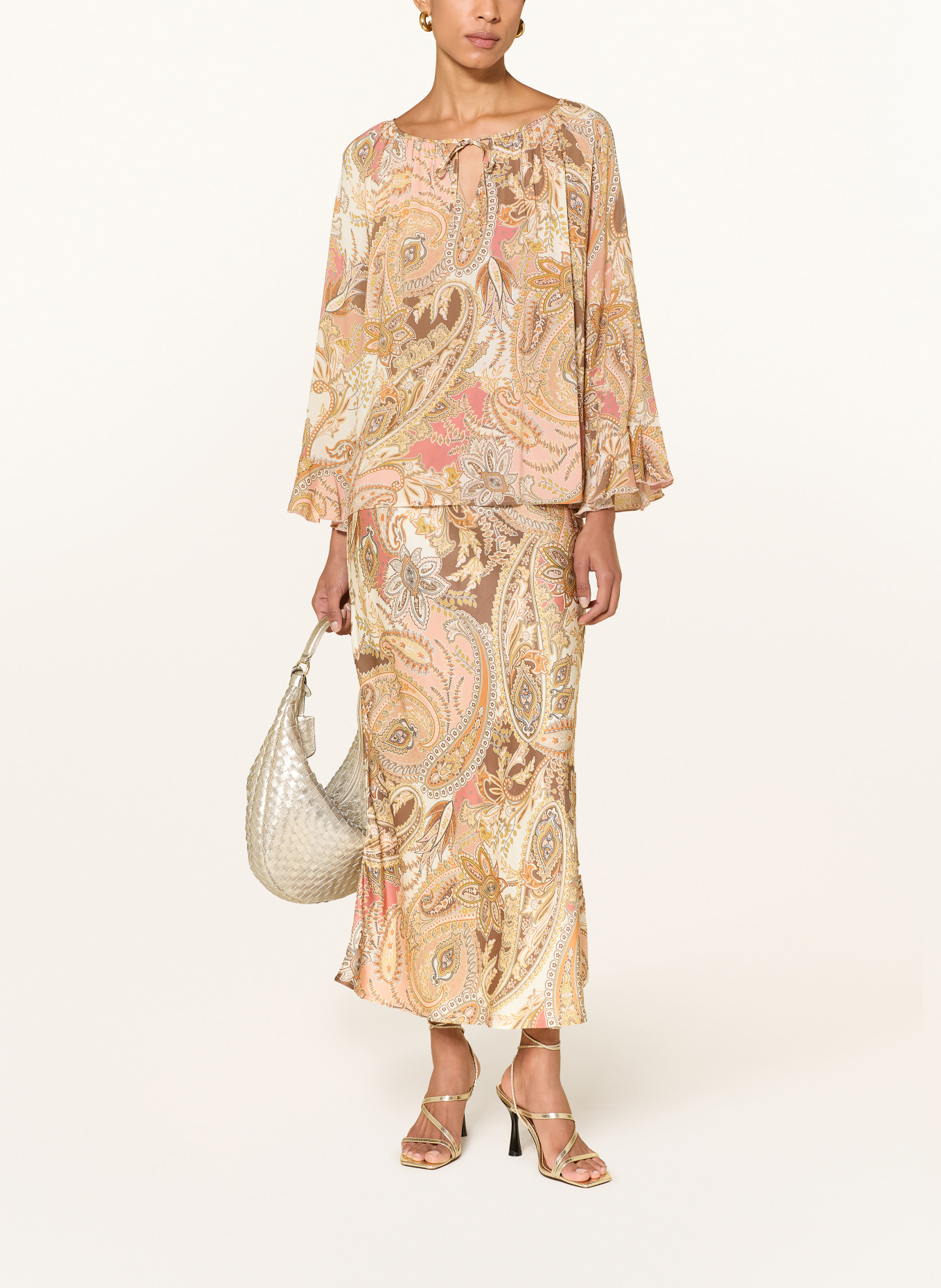 monari Blusenshirt: CREME / TAUPE / LACHS