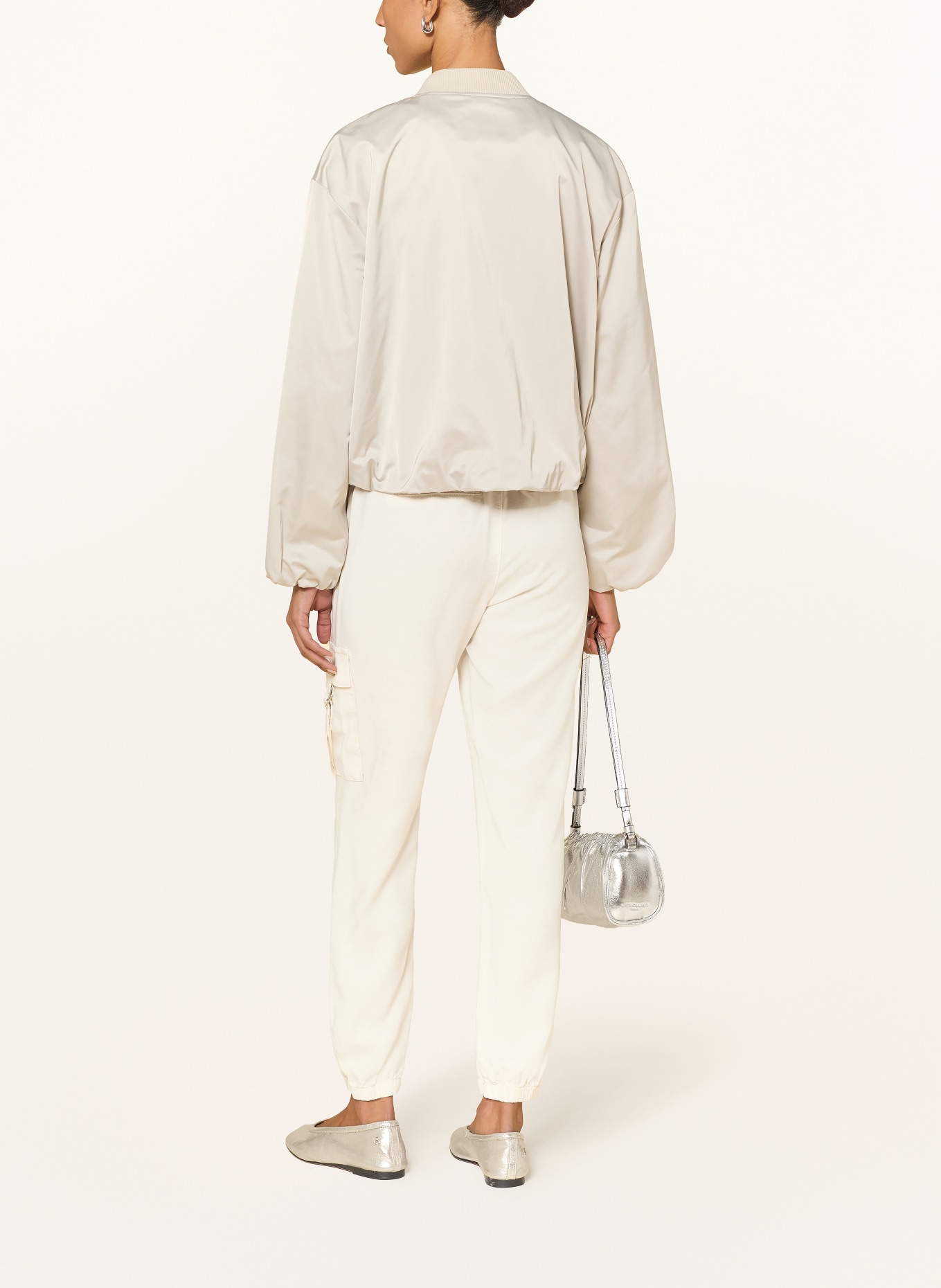 monari Pantalon cargo: ÉCRU