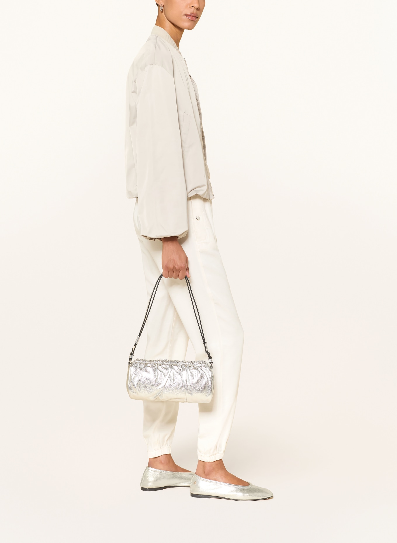 monari Pantalon cargo: ÉCRU