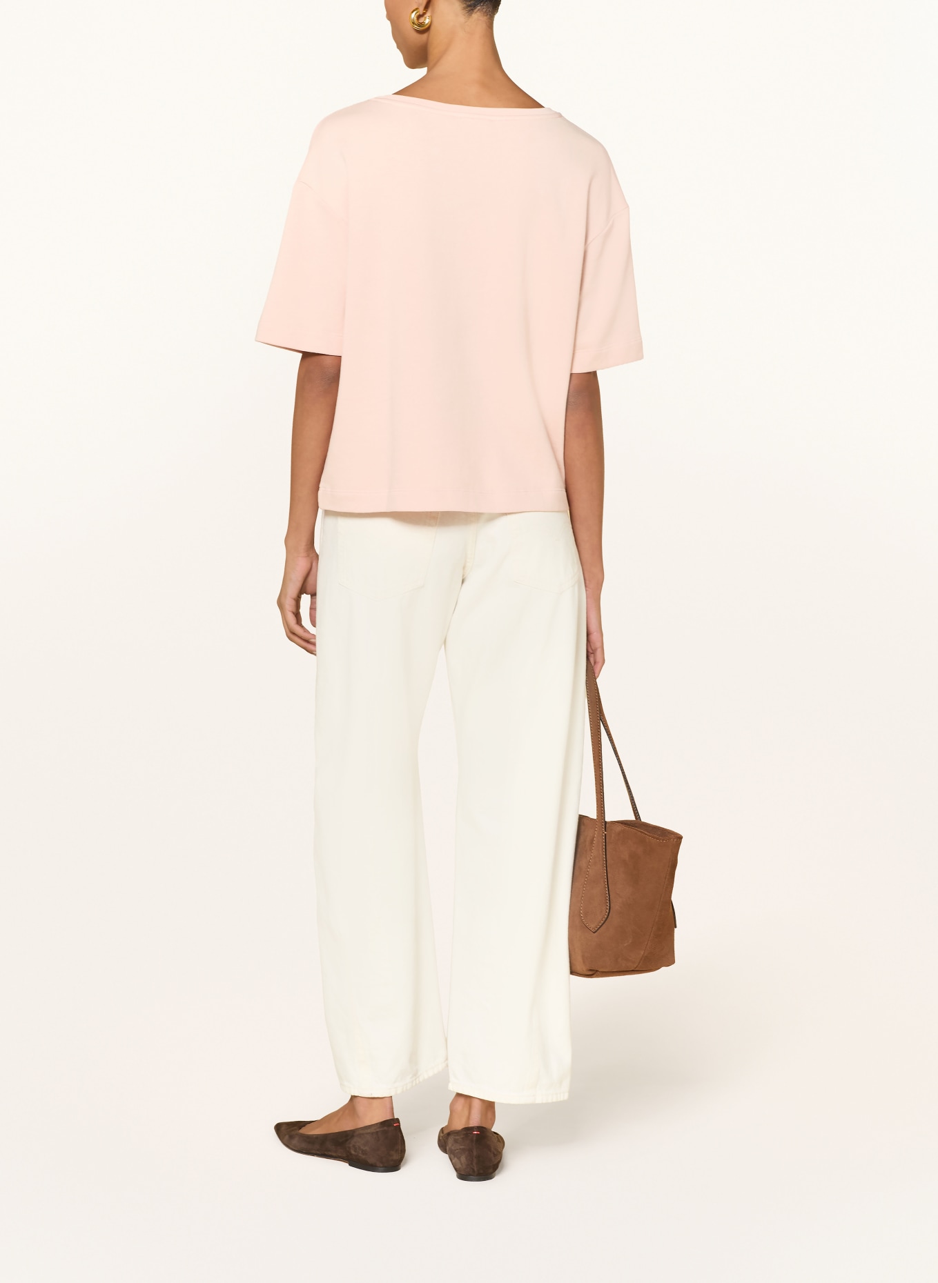 monari Sweat-shirt avec perles décoratives: ROSE CLAIR