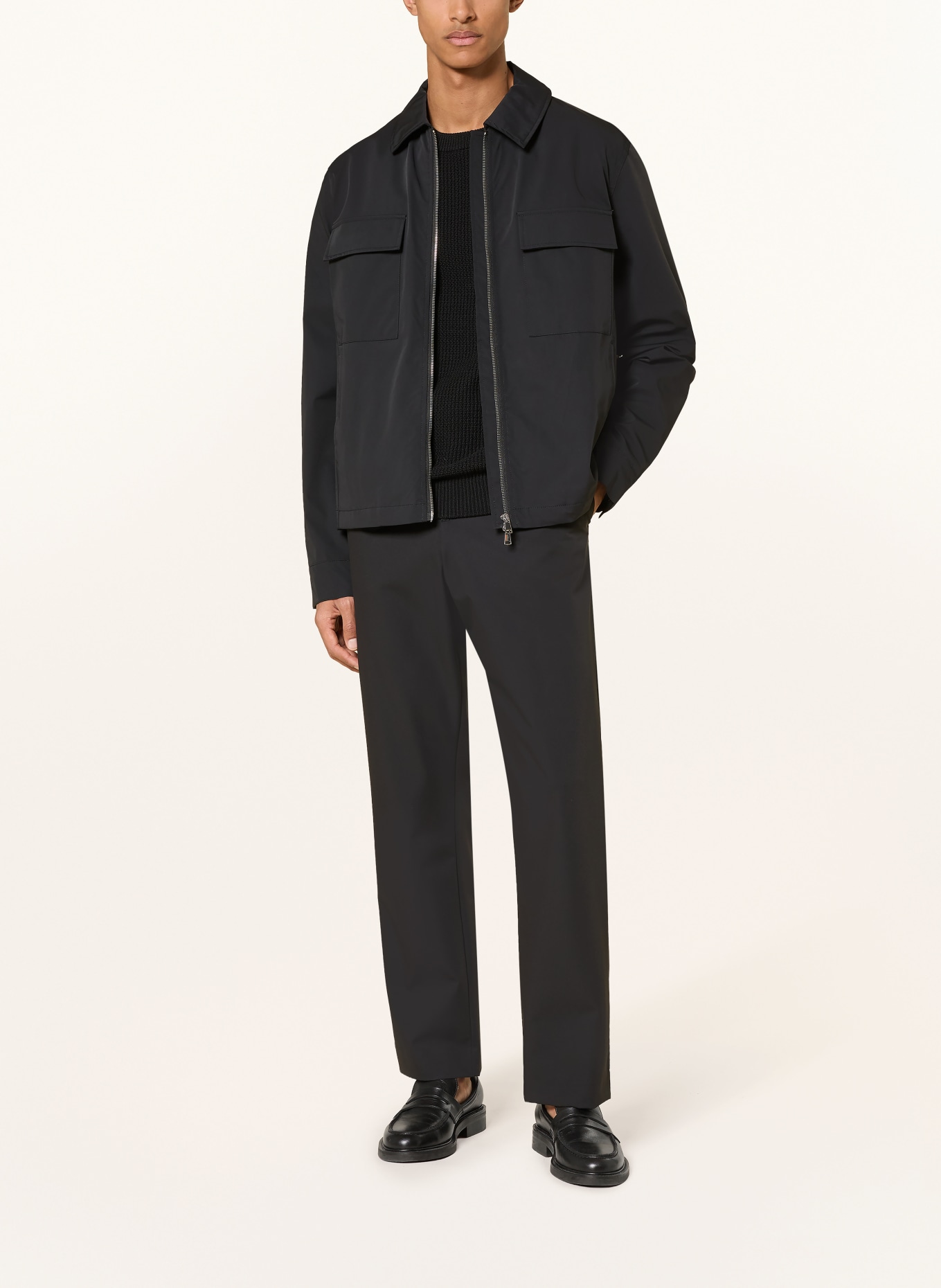 PAUL Chino coupe classique: NOIR