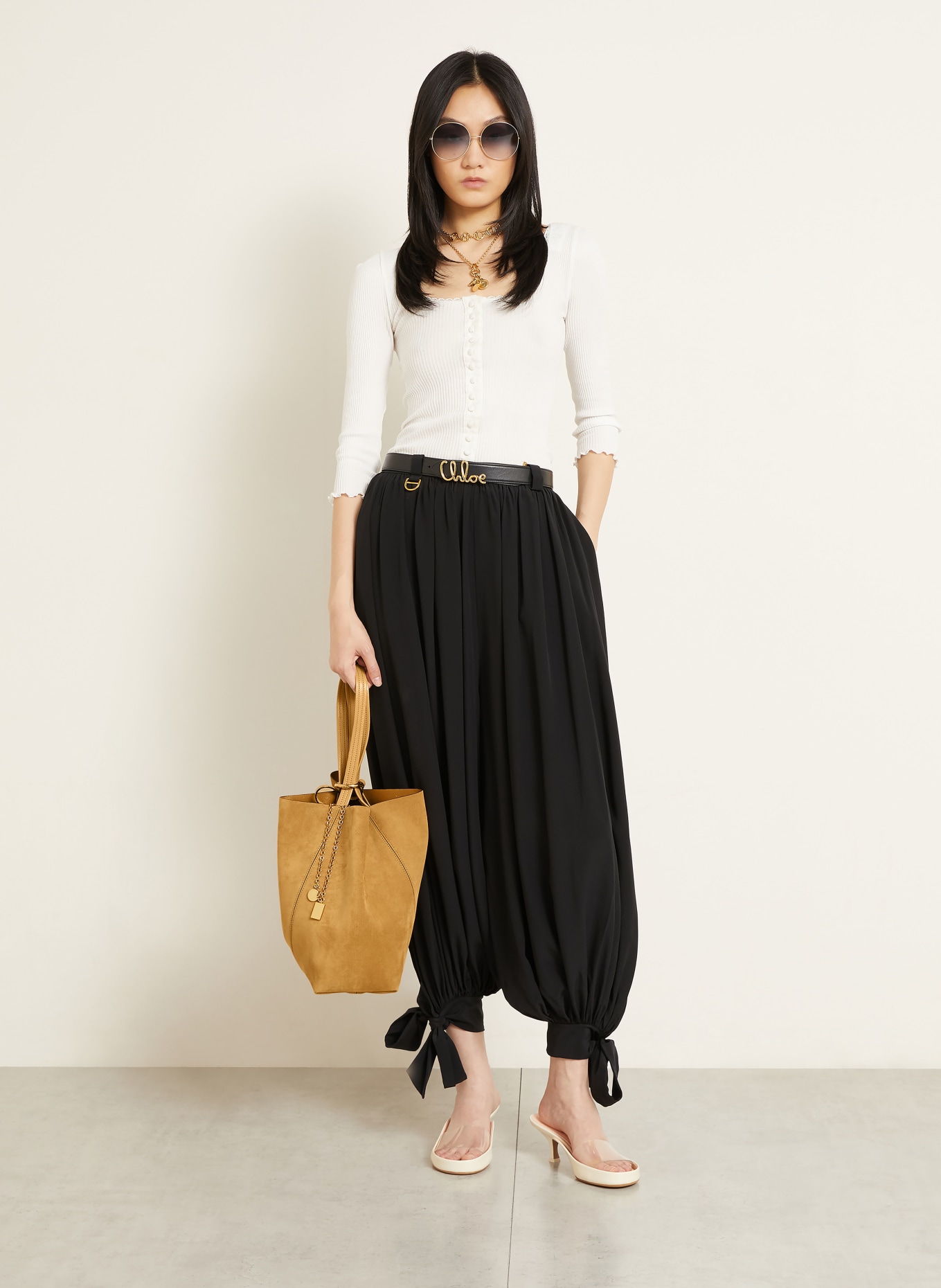 Chloé Shopper SPIN: Bleached Brown