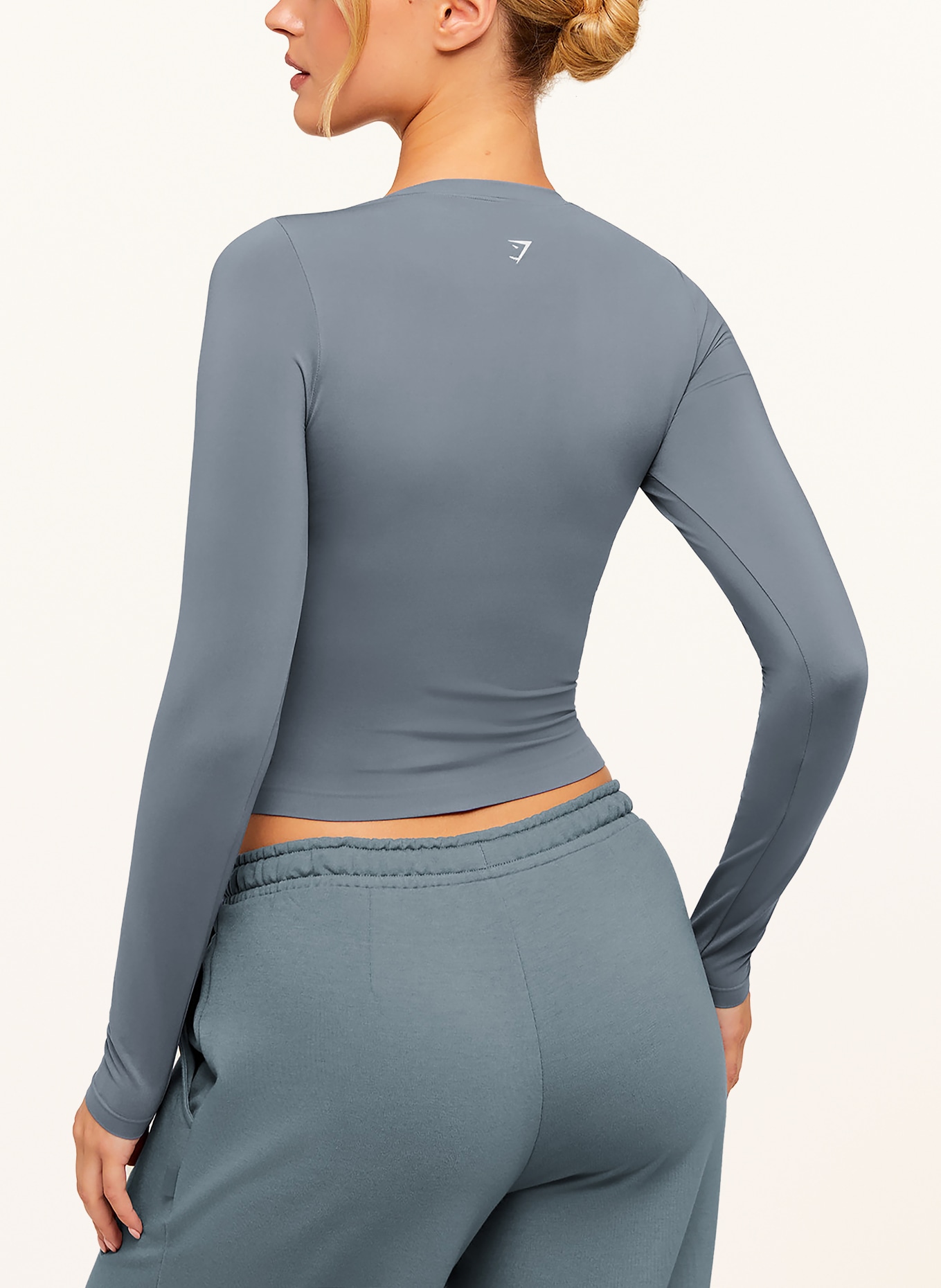 GYMSHARK Longsleeve 40GG PERFECT: DUNKELGRAU