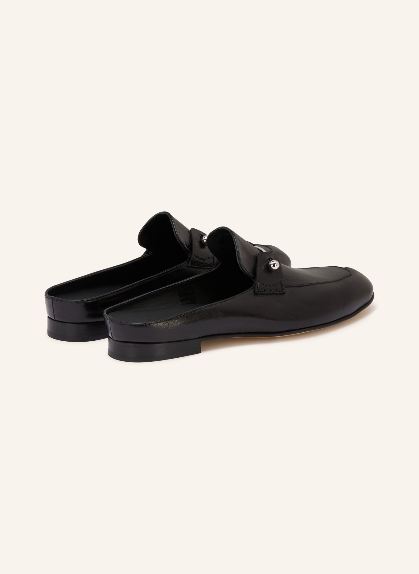 POEVE Mules DEMI: SCHWARZ