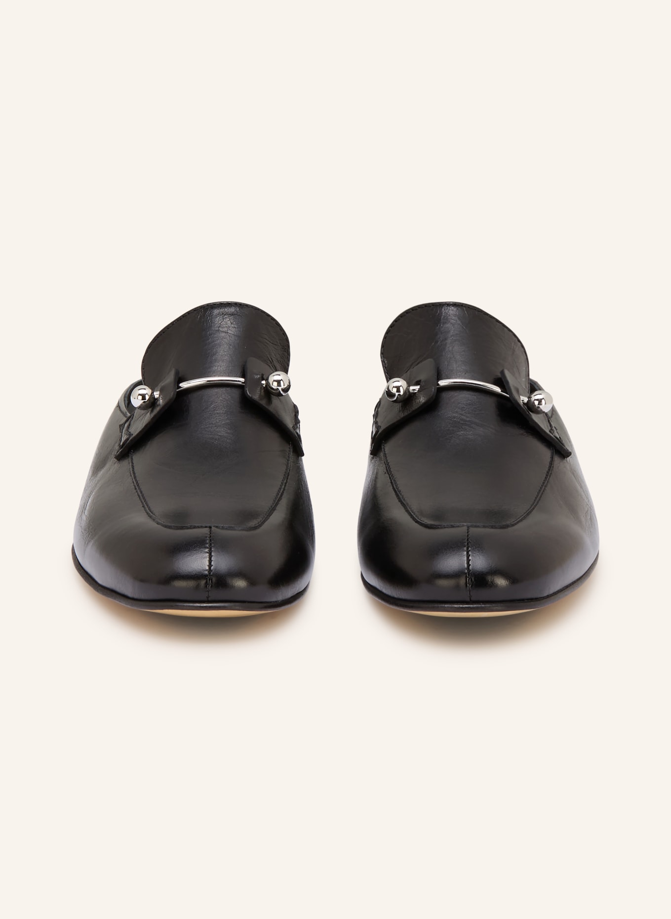 POEVE Mules DEMI: SCHWARZ