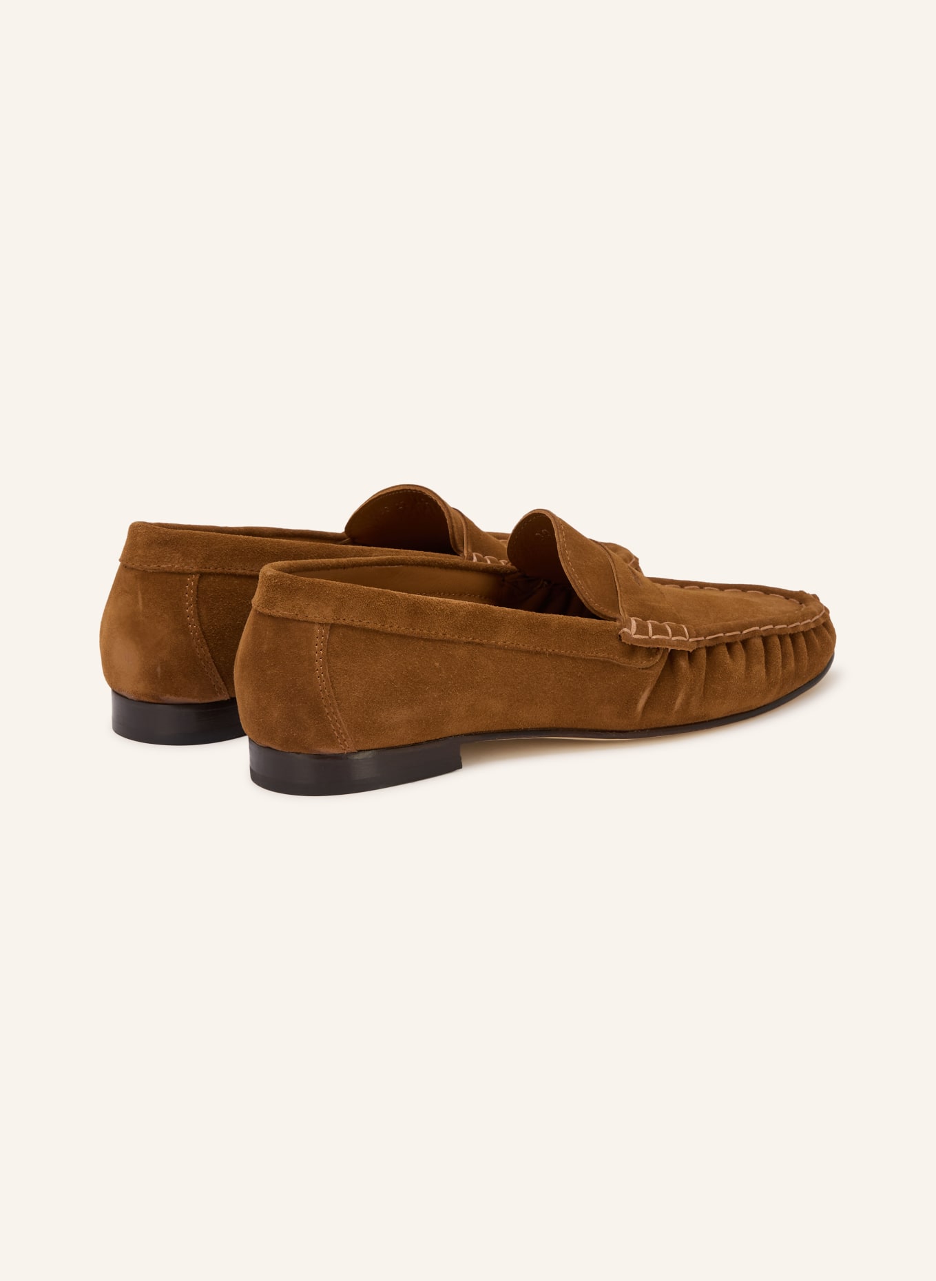 POEVE Penny-Loafer WANDA: BRAUN