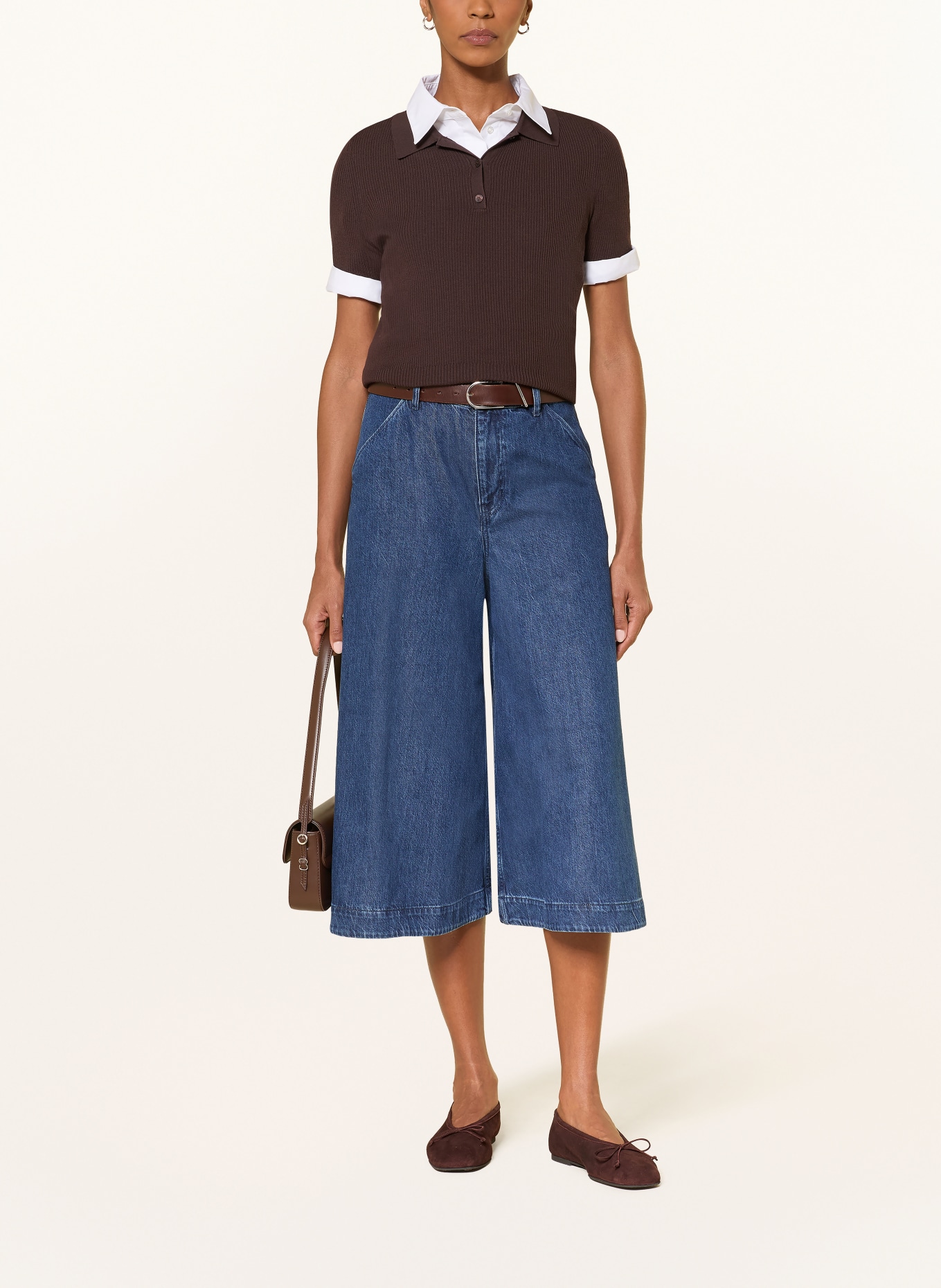 ARKET Jeans-Culotte: DUNKELBLAU