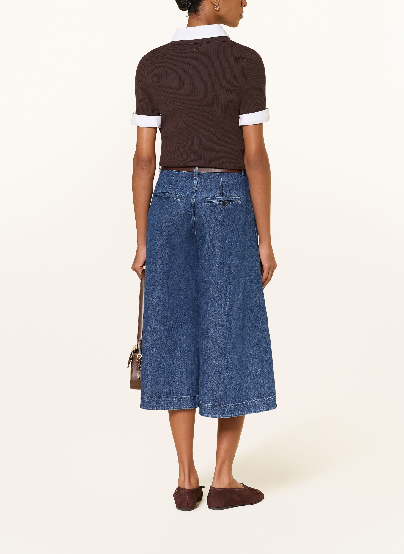 ARKET Jeans-Culotte: DUNKELBLAU