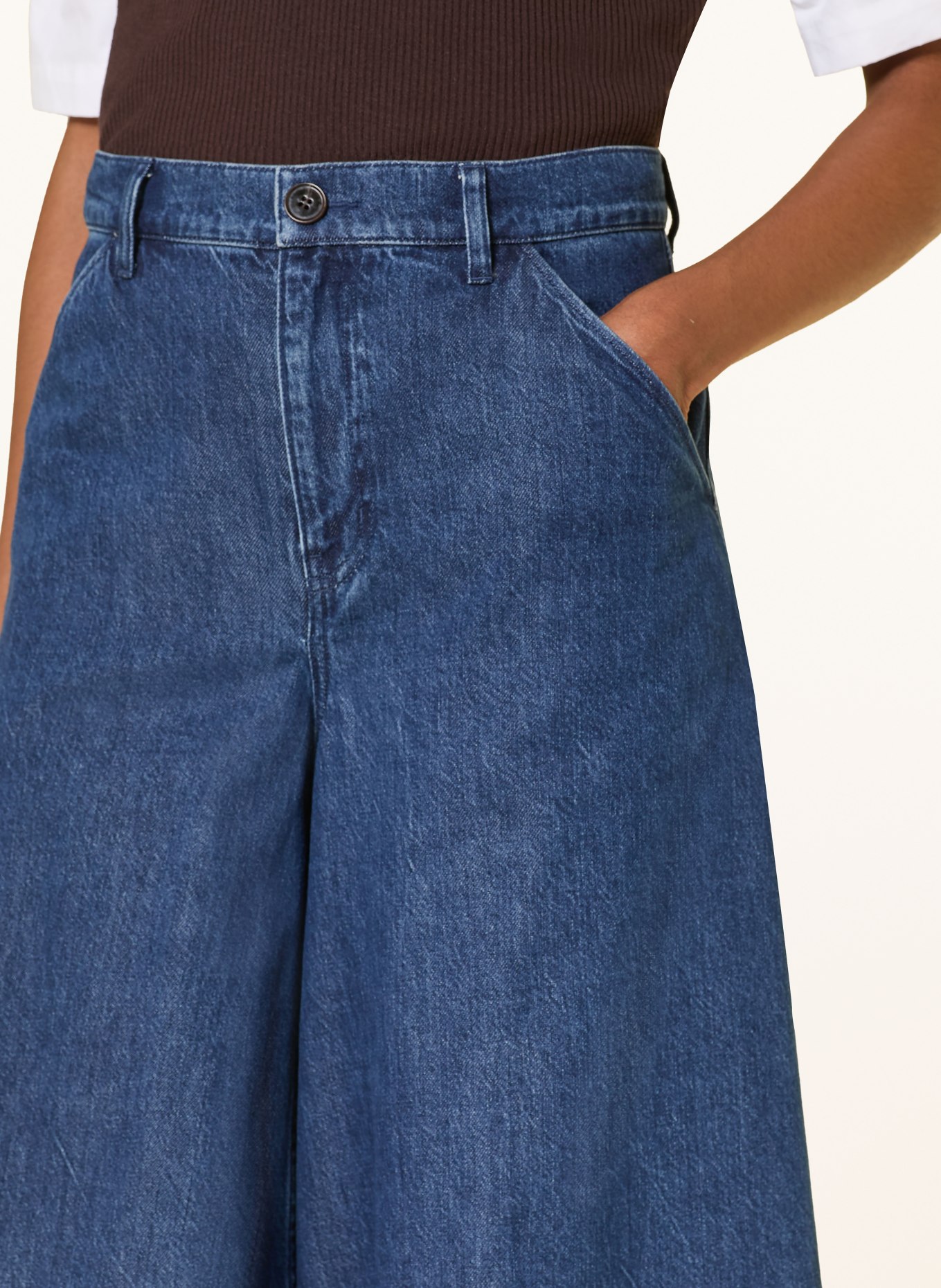 ARKET Jeans-Culotte: DUNKELBLAU