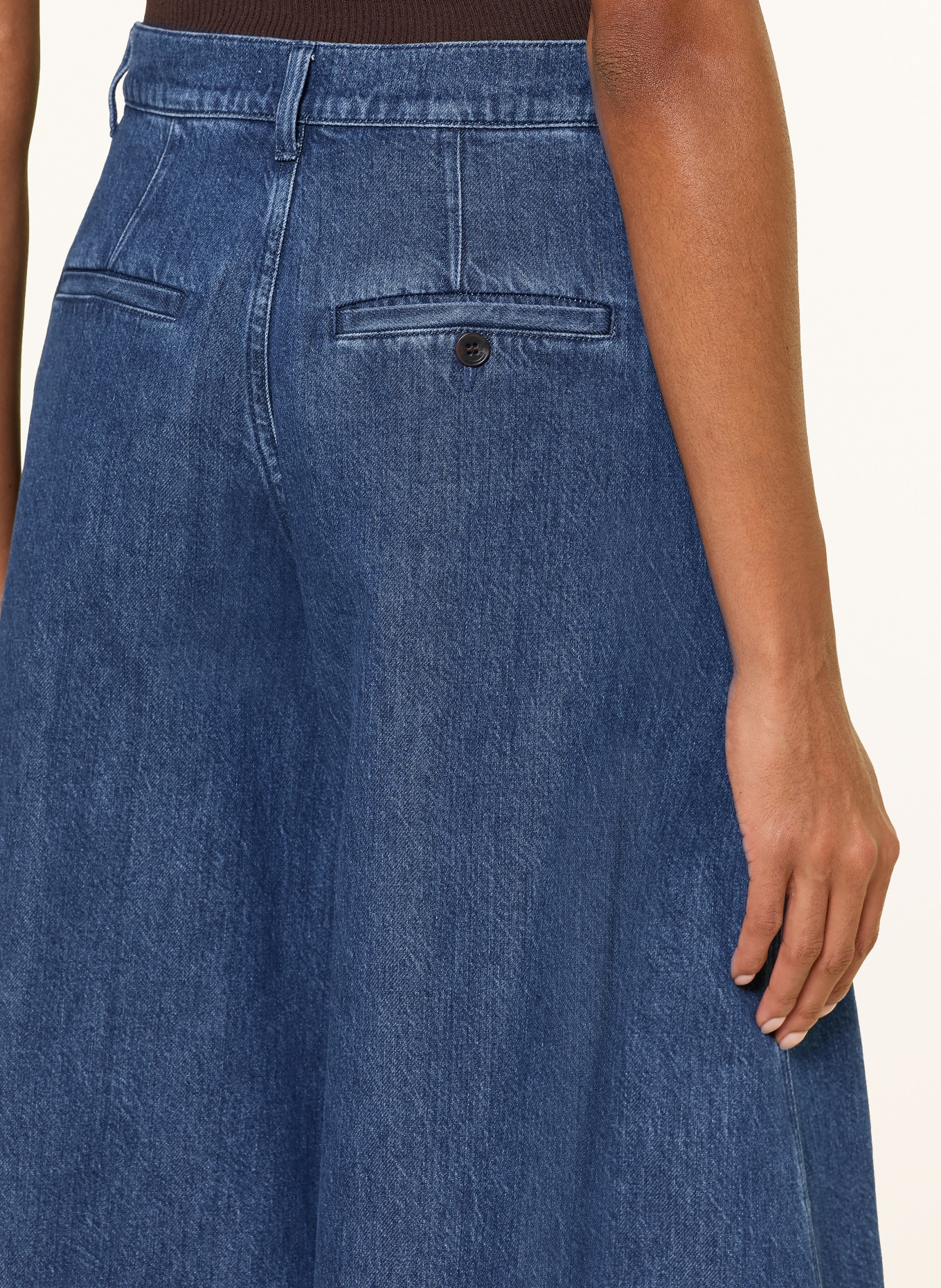 ARKET Jeans-Culotte: DUNKELBLAU