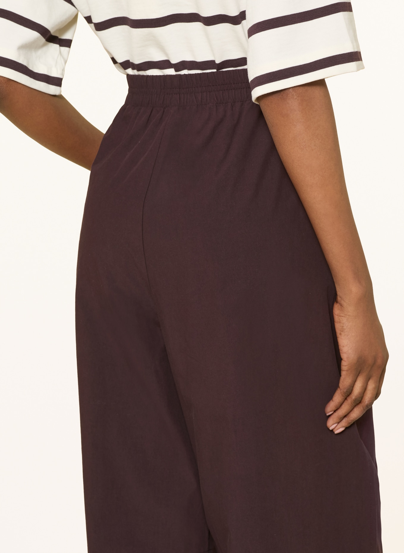 ARKET 7/8-Hose: DUNKELBRAUN