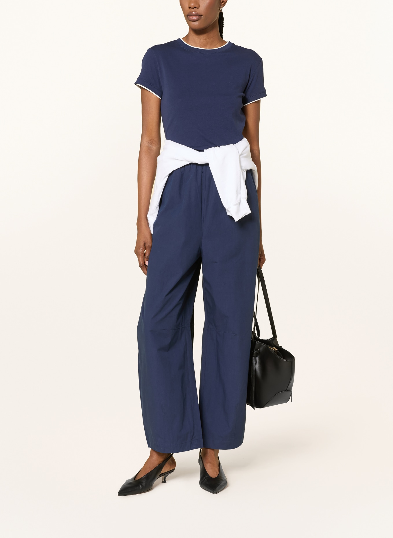 ARKET 7/8-Hose: DUNKELBLAU