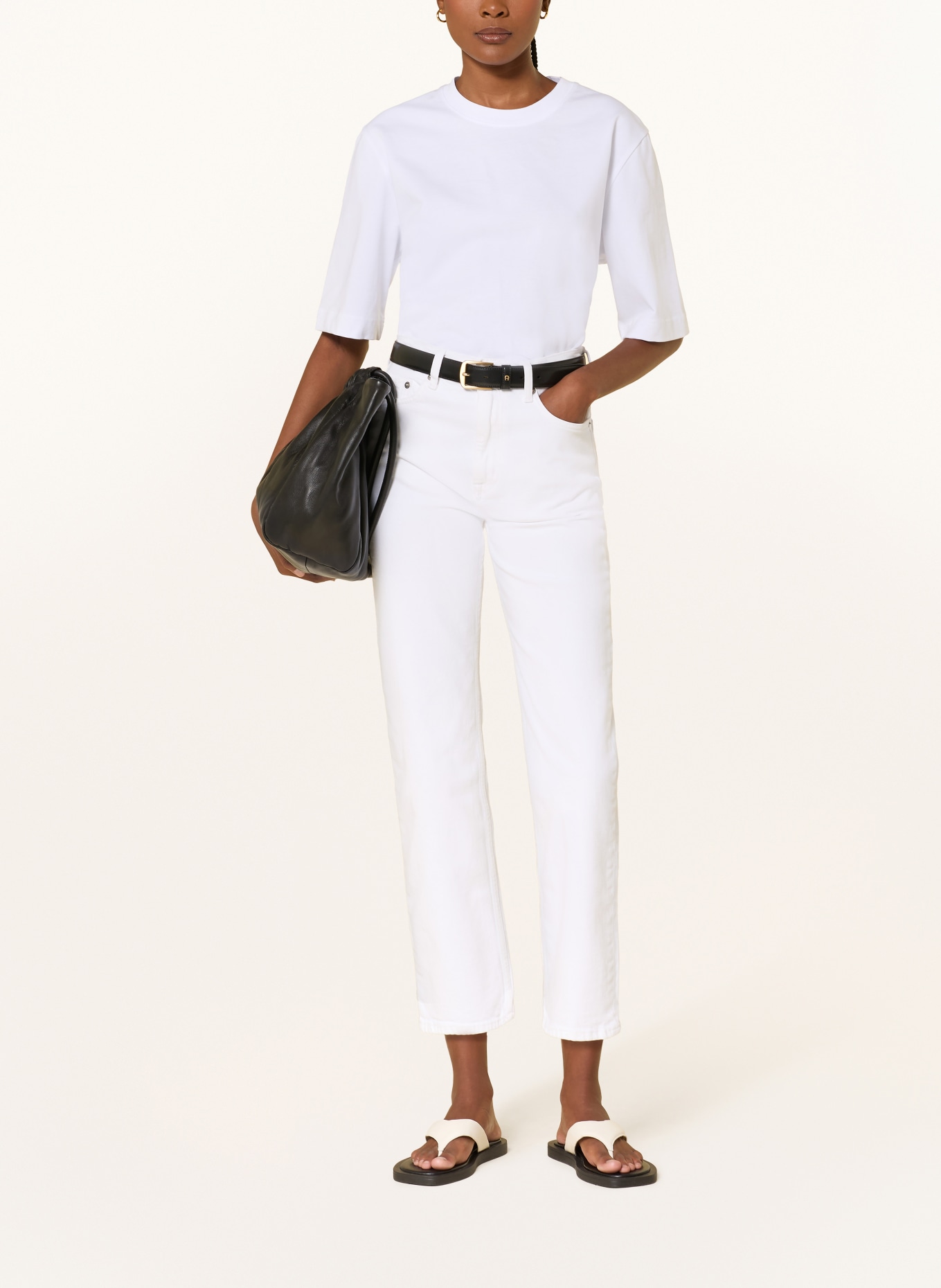 ARKET Krátké džíny: 021 Denim White