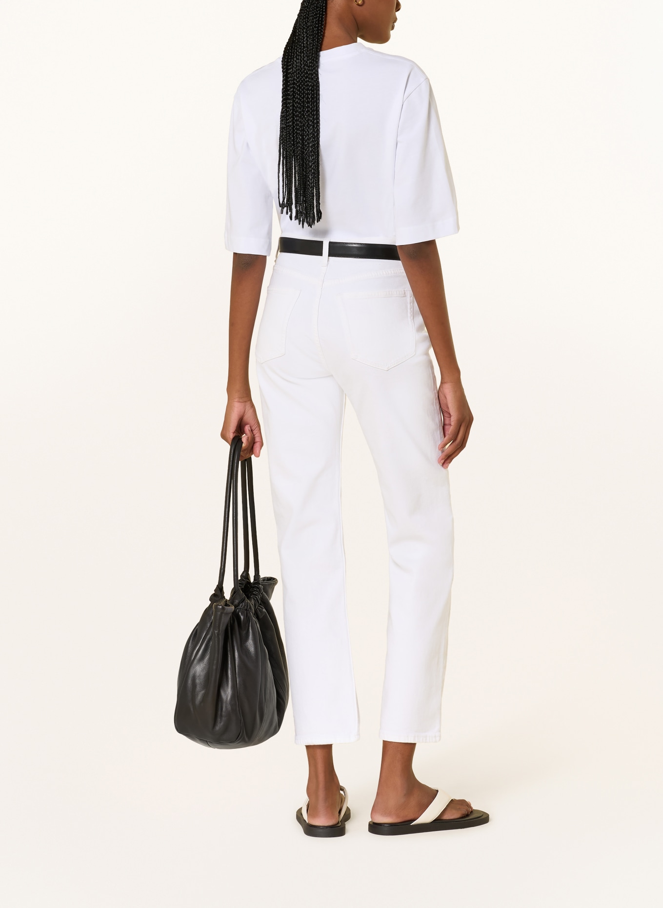 ARKET Krátké džíny: 021 Denim White