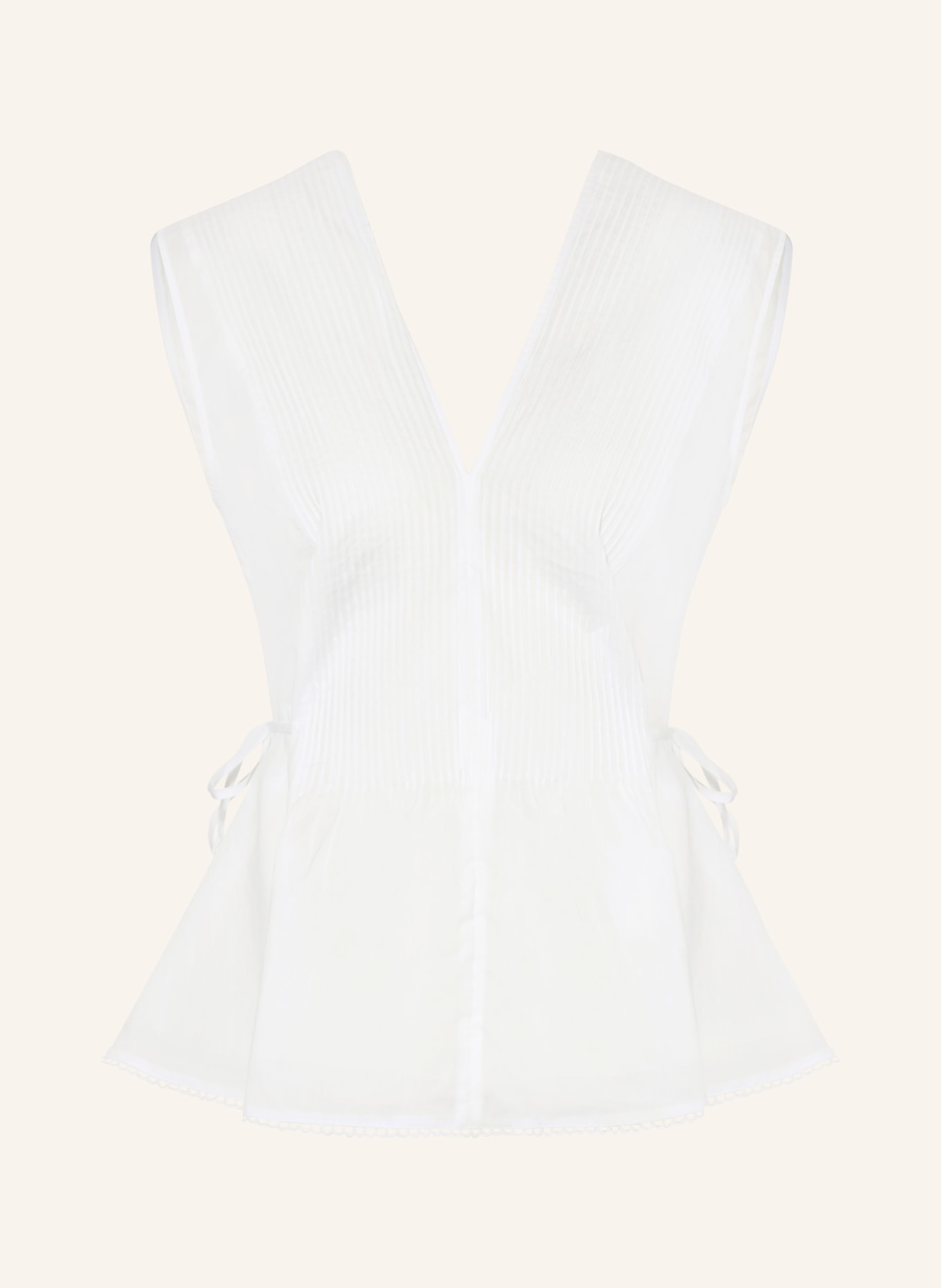 ARKET Blusentop: WEISS