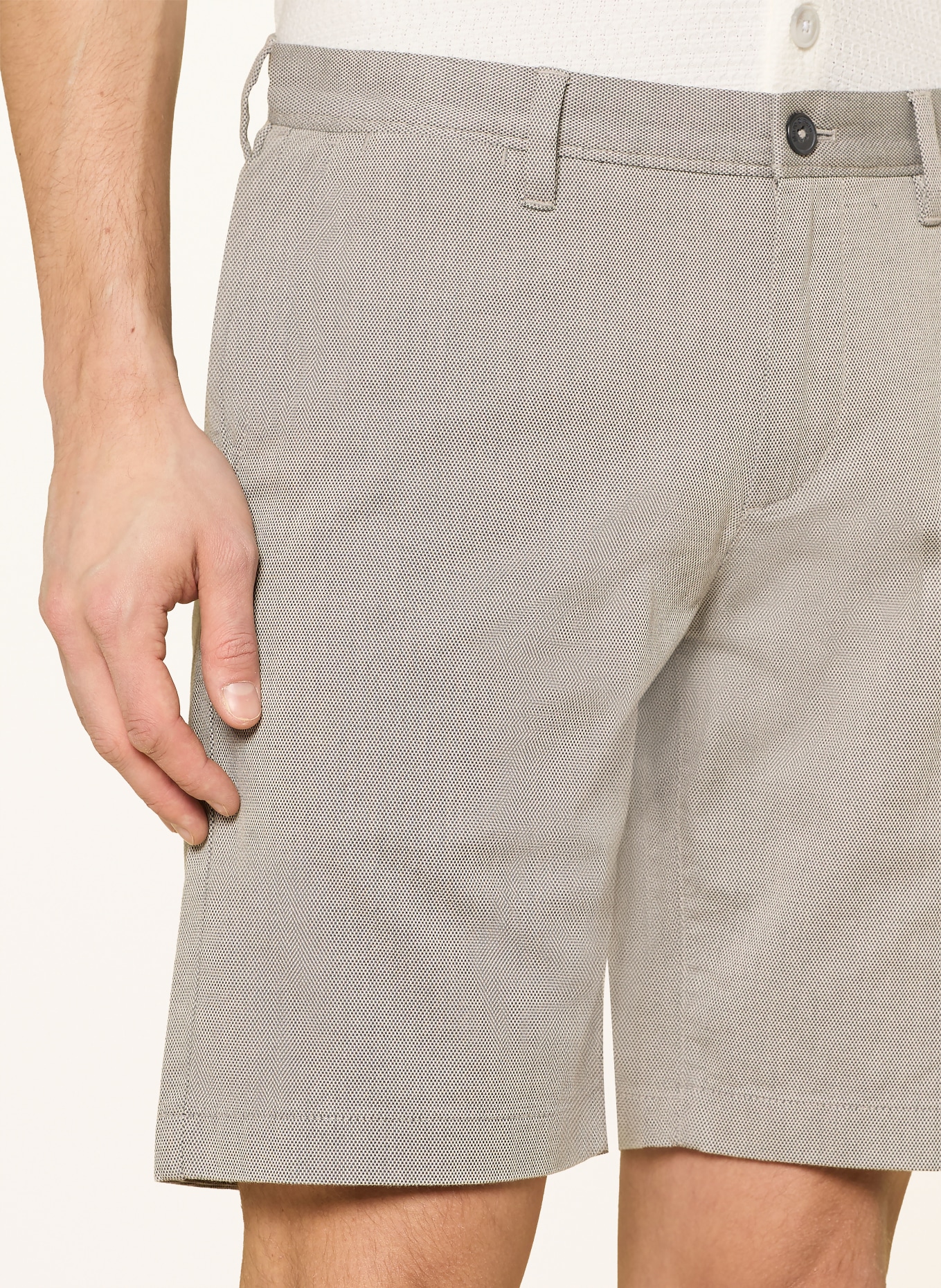 Marc O'Polo Szorty SALO: CZARNY / BEŻOWY