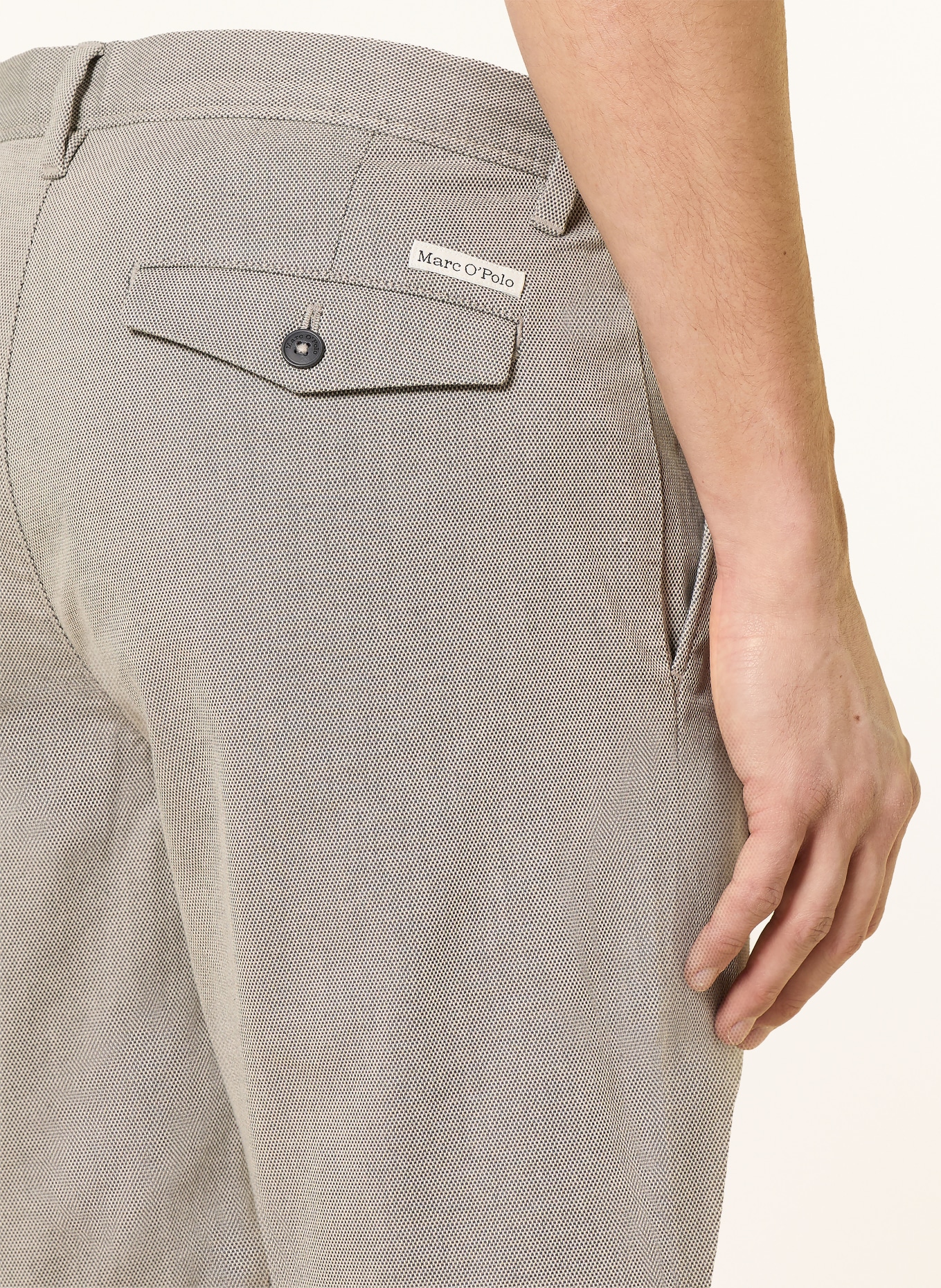 Marc O'Polo Szorty SALO: CZARNY / BEŻOWY