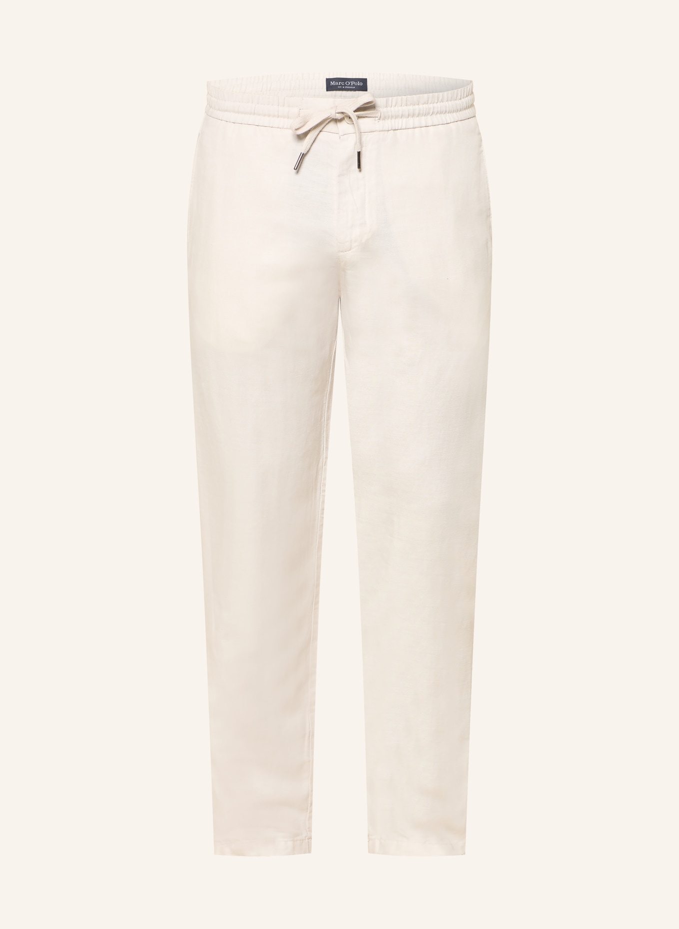 Marc O'Polo Hose OSBY JOGGER im Jogging-Stil Tapered Fit mit Leinen: CREME
