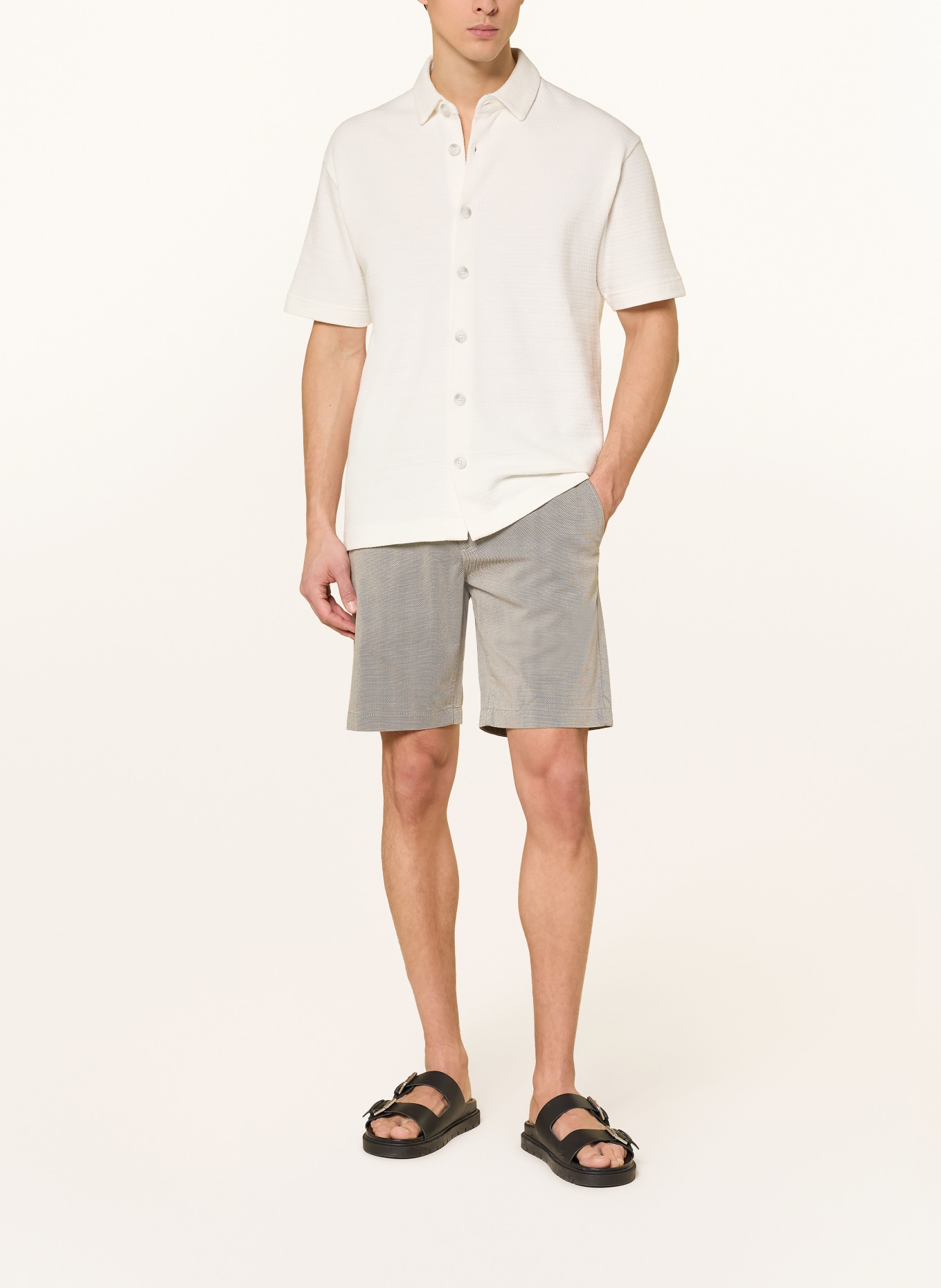 Marc O'Polo Tričko z džerzeje, volný střih: BÍLÁ