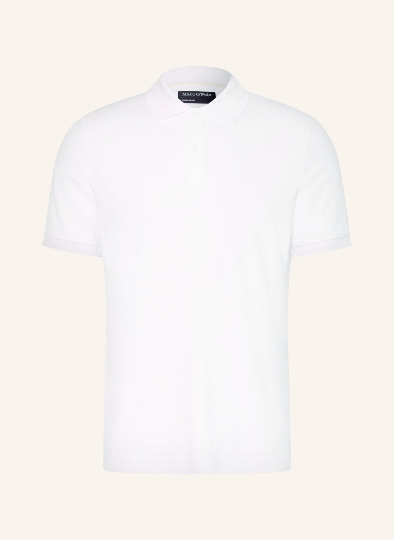 Marc O'Polo Piqué-Poloshirt Regular Fit: WEISS