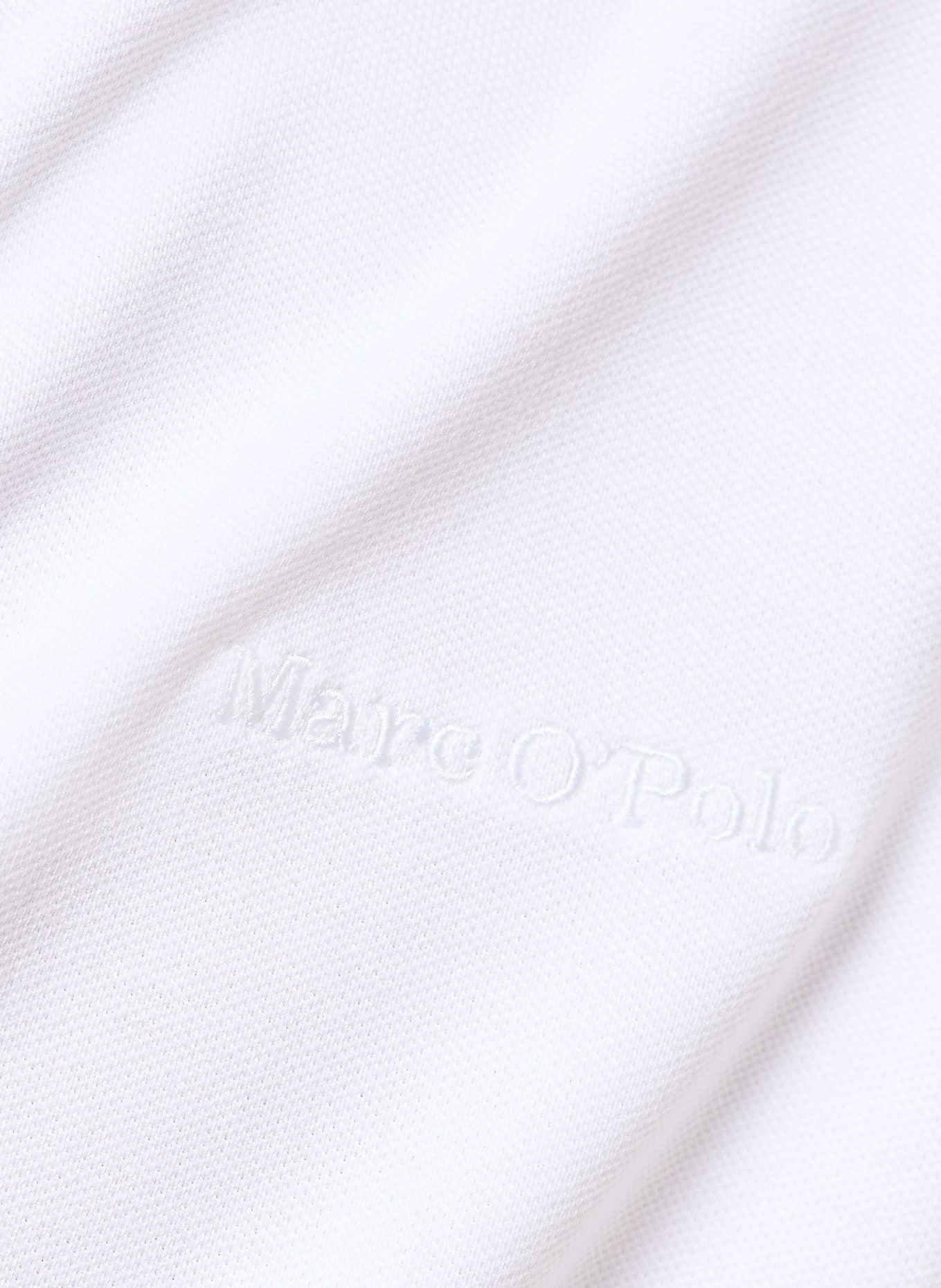 Marc O'Polo Piqué-Poloshirt Regular Fit: WEISS