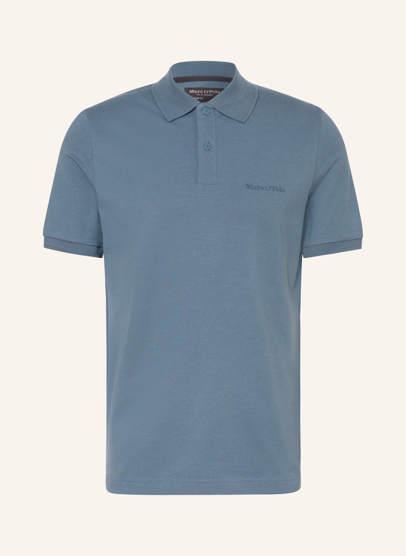 Marc O'Polo Piqué-Poloshirt Regular Fit: BLAUGRAU