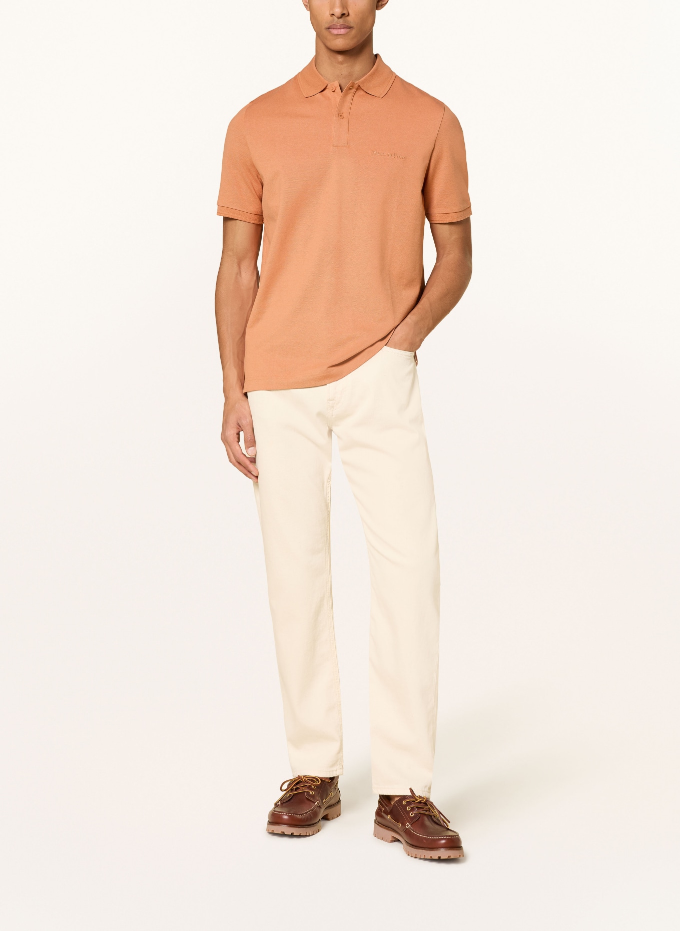 Marc O'Polo Piqué-Poloshirt Regular Fit: LACHS