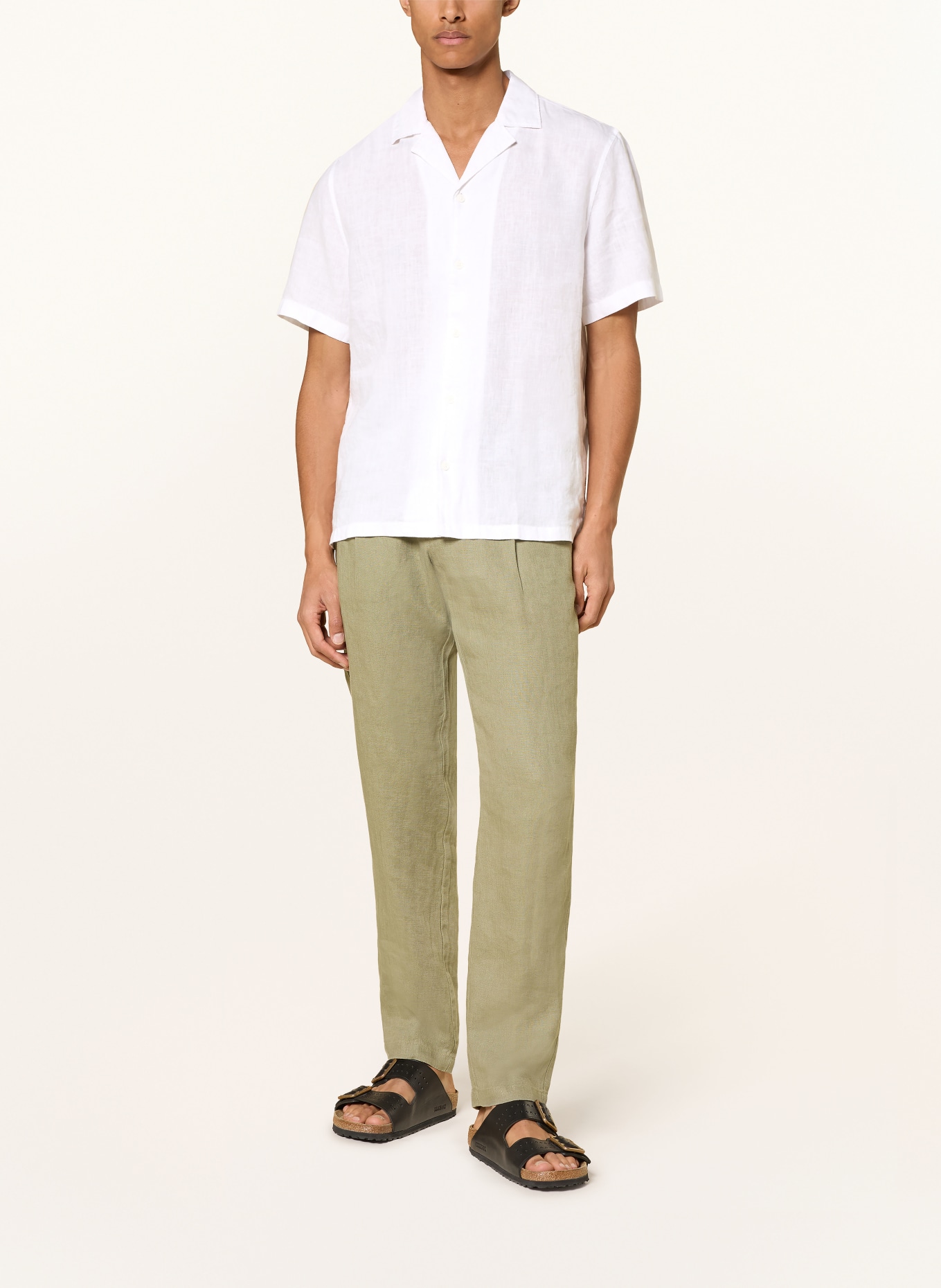 Marc O'Polo Resorthemd Regular Fit aus Leinen: WEISS