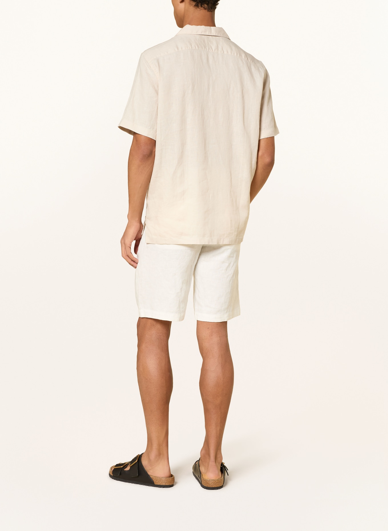 Marc O'Polo Resorthemd Regular Fit aus Leinen: HELLBRAUN