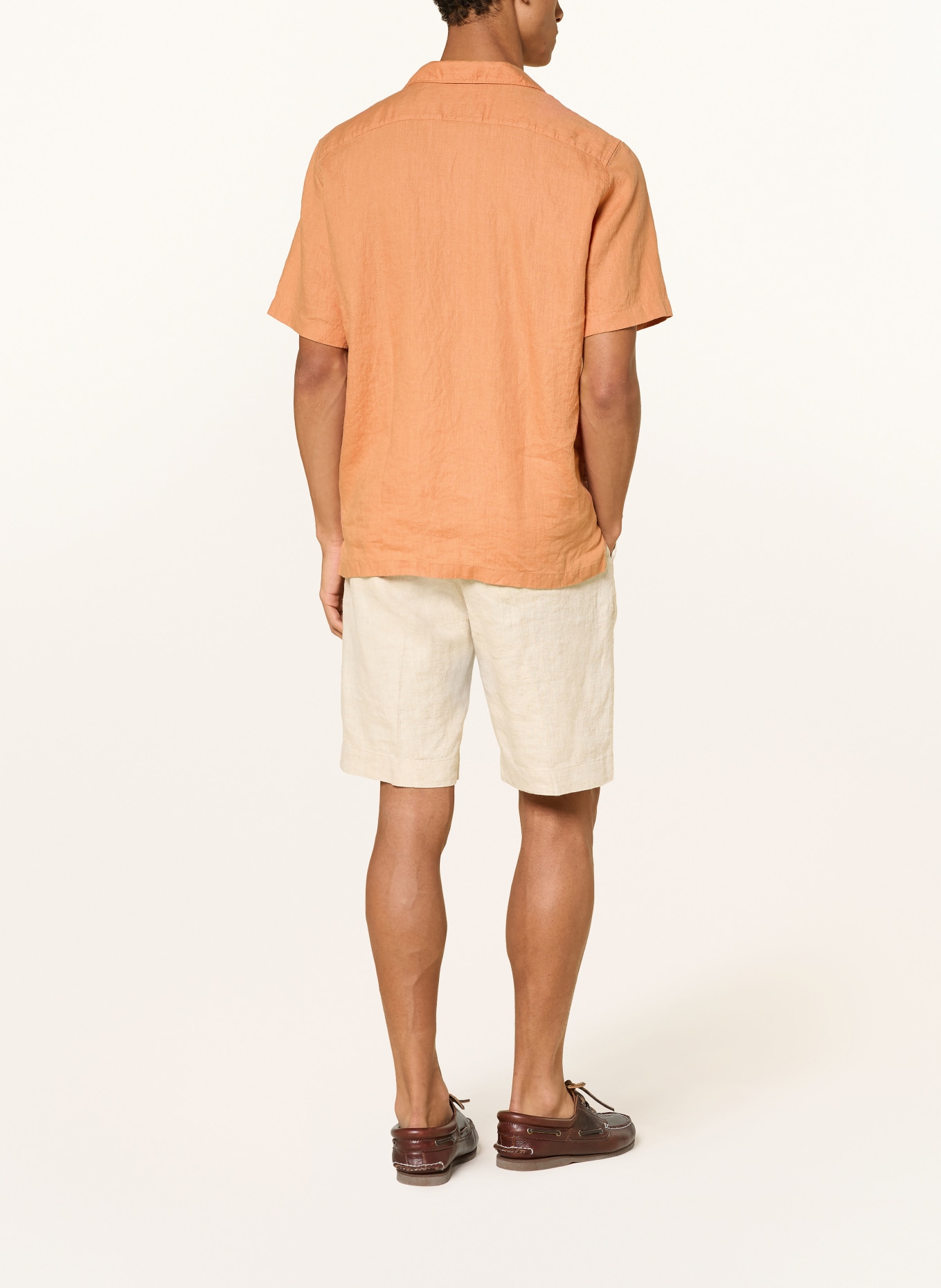 Marc O'Polo Resorthemd Regular Fit aus Leinen: LACHS