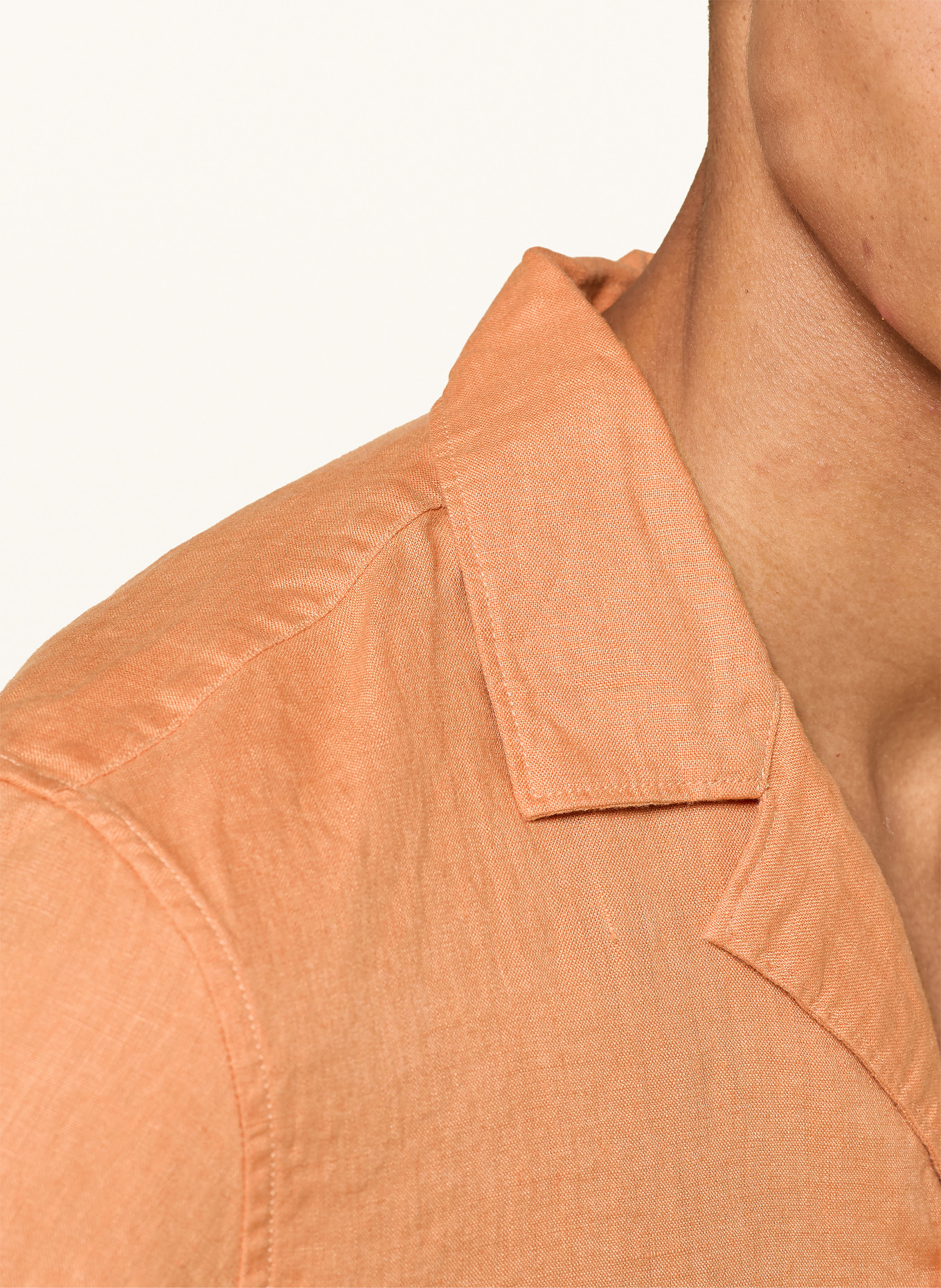 Marc O'Polo Resorthemd Regular Fit aus Leinen: LACHS