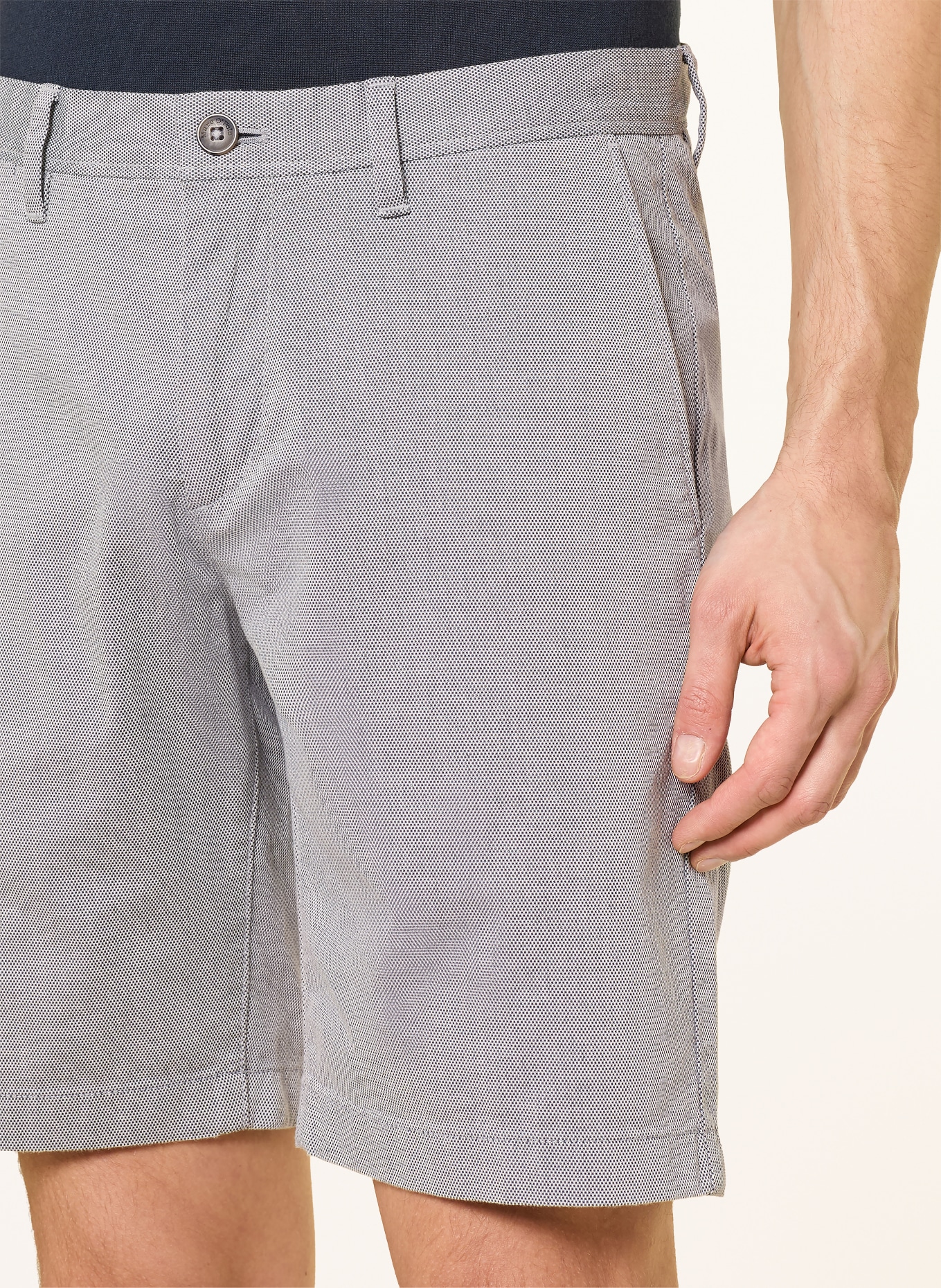 Marc O'Polo Szorty SALO o kroju slim fit: GRANATOWY / BIAŁY