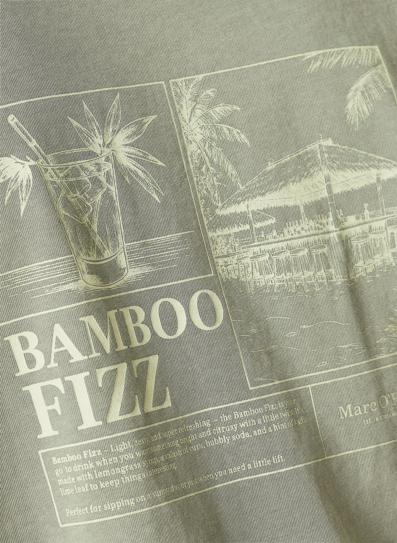 Marc O'Polo T-Shirt: KHAKI / HELLGRÜN