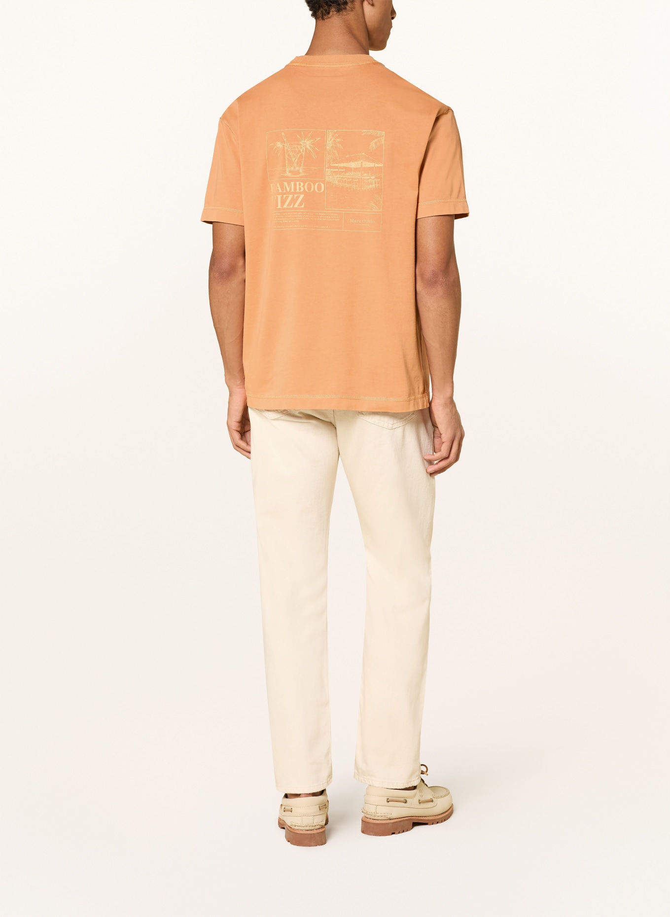 Marc O'Polo T-Shirt: ORANGE / GELB