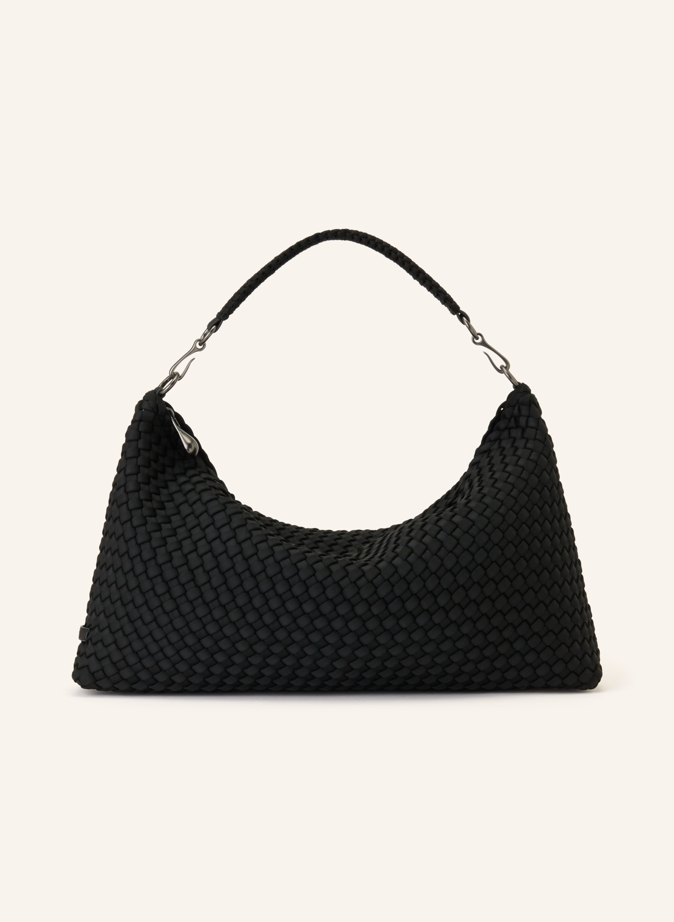 Naghedi Handtasche PORTO HALF MOON MEDIUM: SCHWARZ